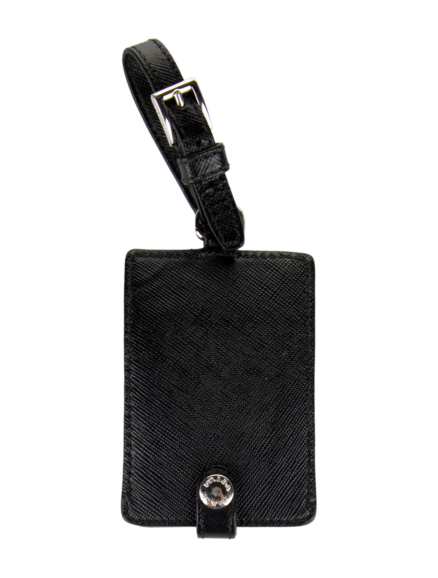 Prada Saffiano Leather Luggage Tag