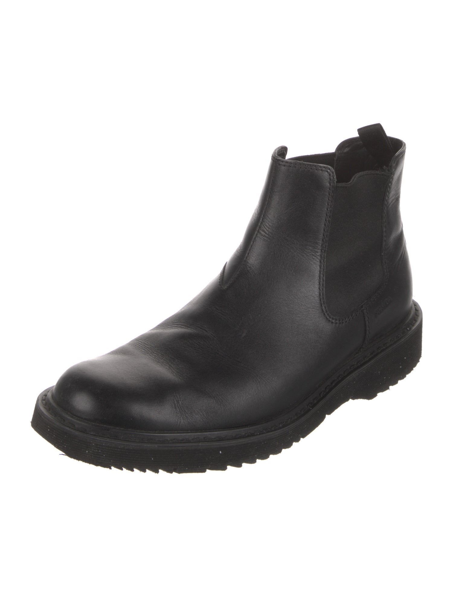 Prada Leather Chelsea Boots