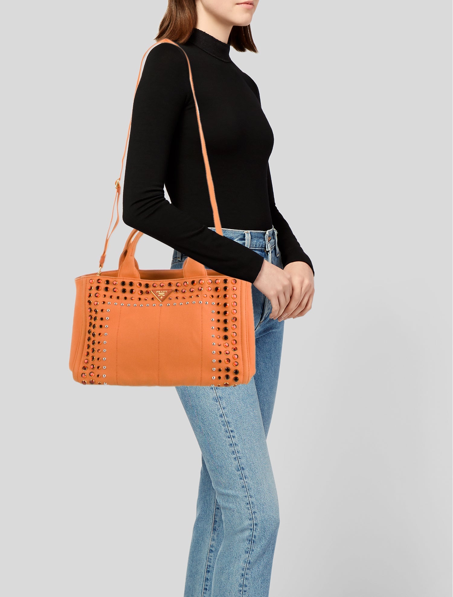 Prada Canvas Crossbody Bag