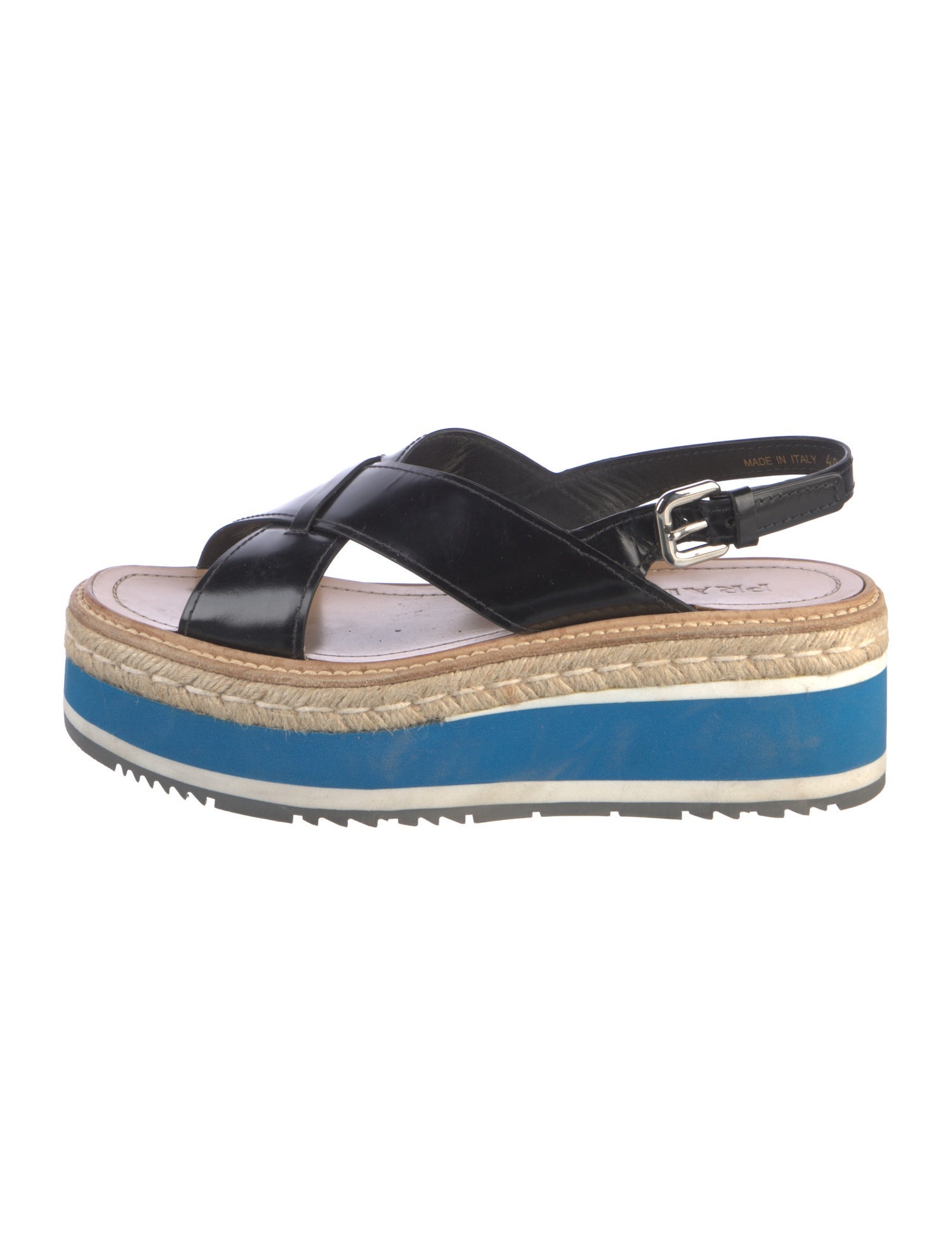 Prada Leather Espadrilles