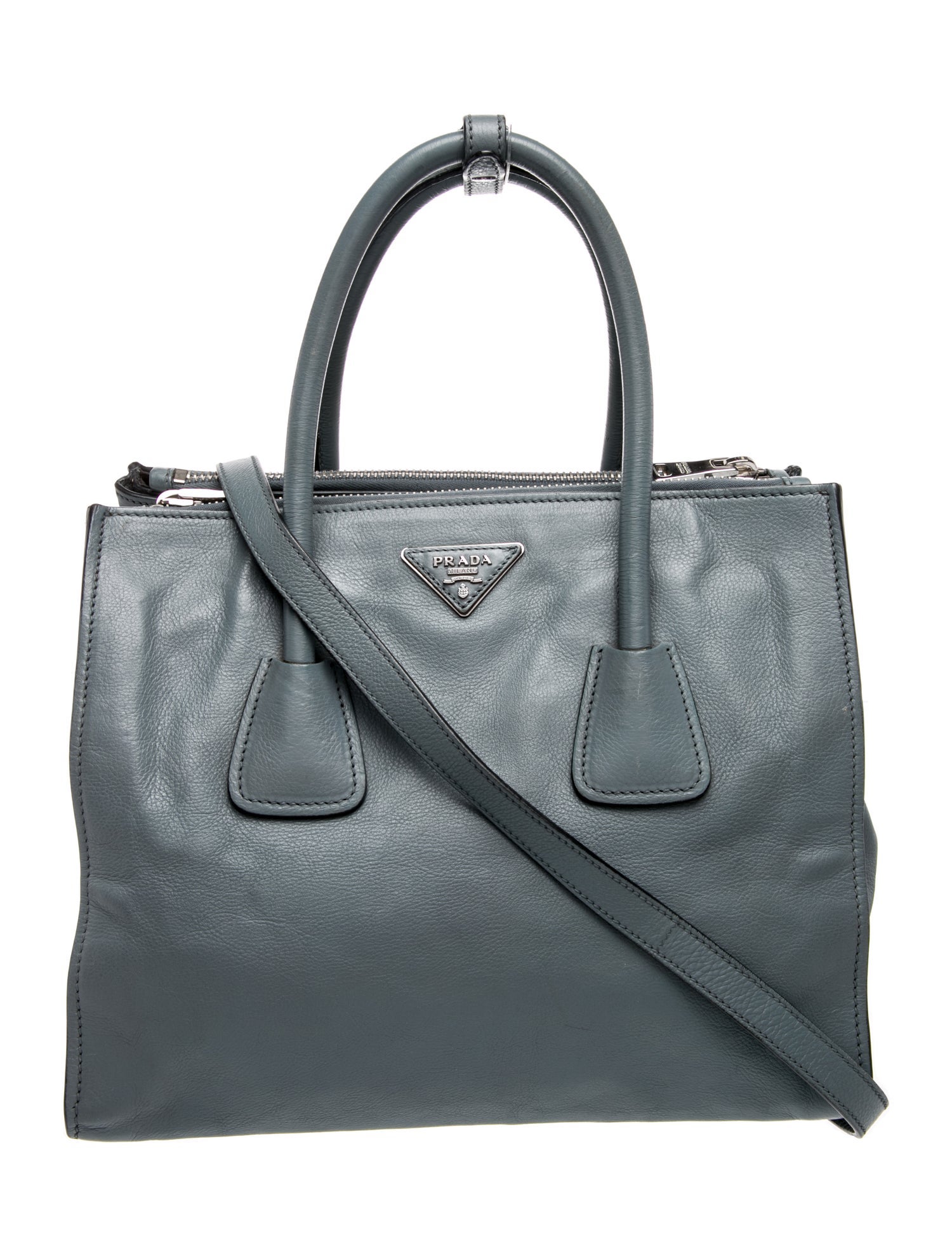 Prada Glace Calf Leather Twin Pocket Small