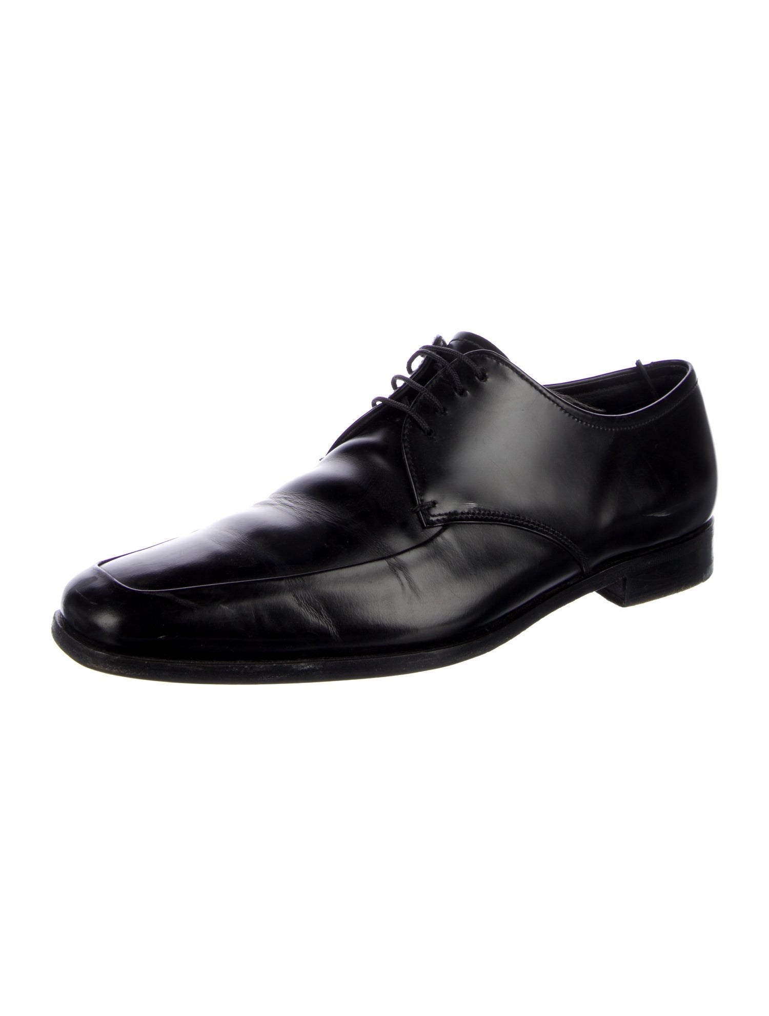 Prada Leather Derby Shoes