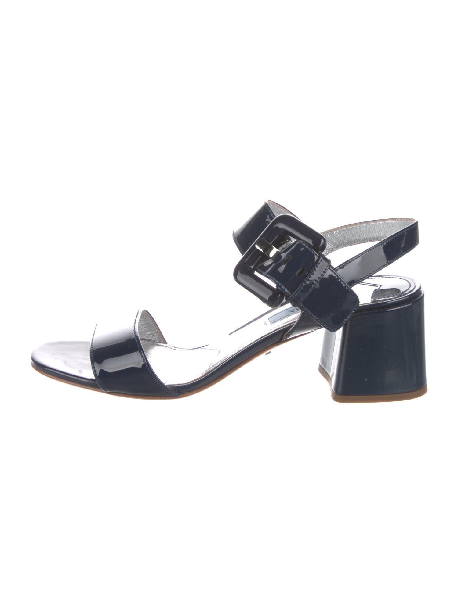 Prada Patent Leather Sandals