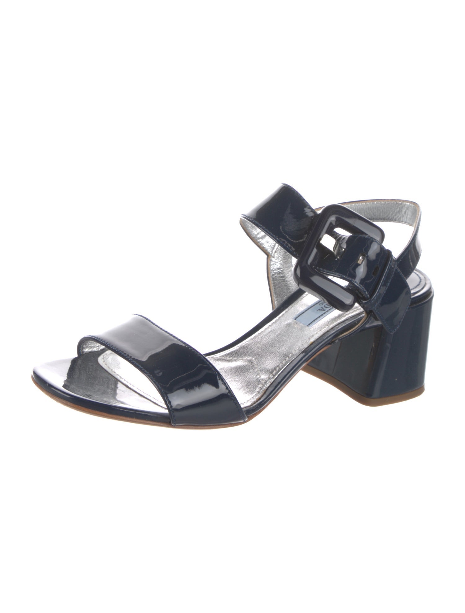 Prada Patent Leather Sandals