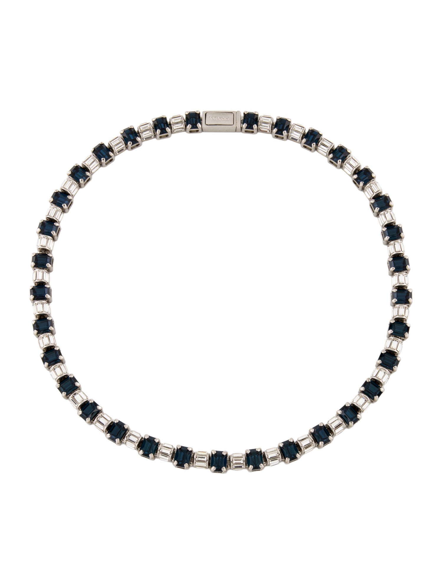 Prada Crystal Collar Necklace