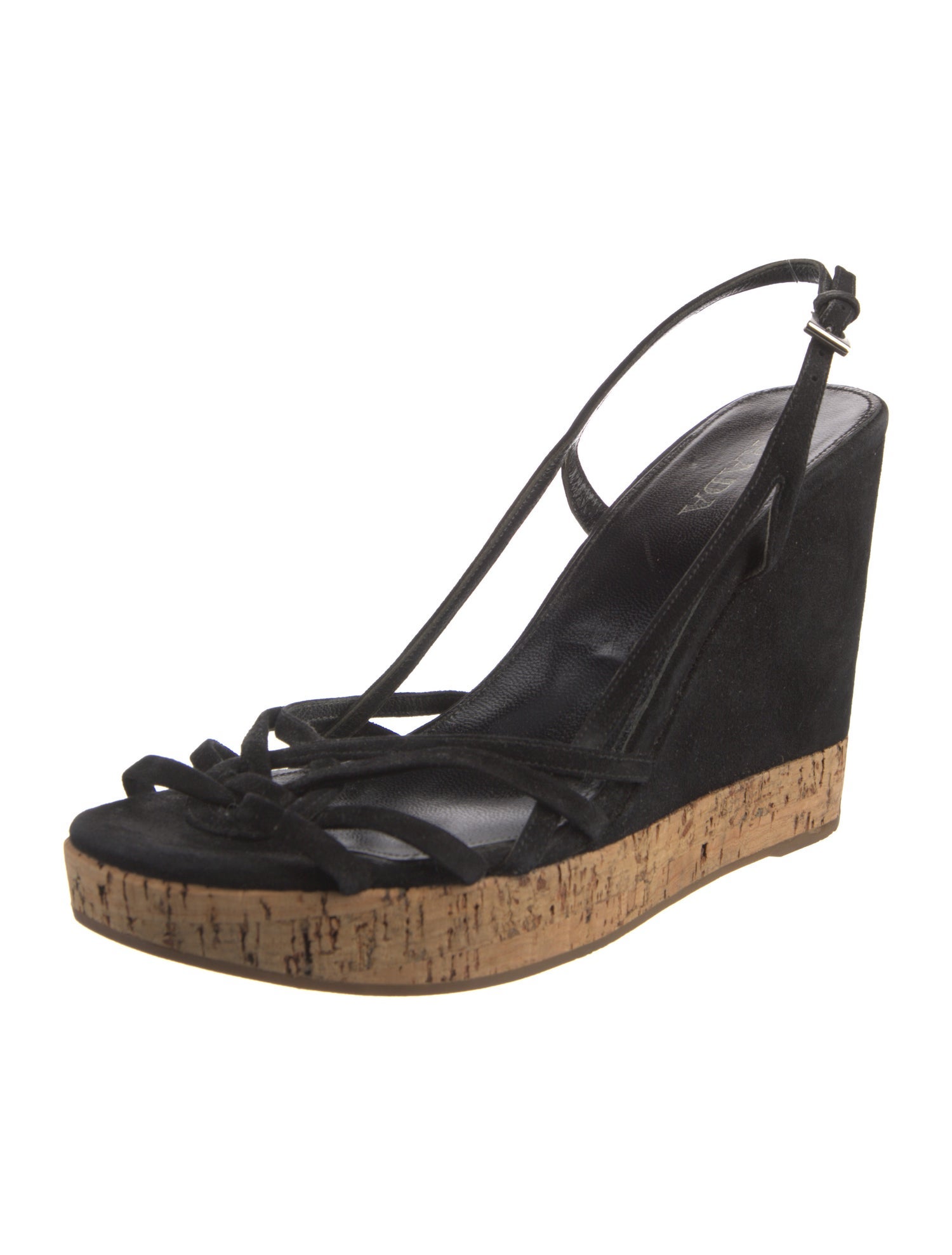 Prada Suede Slingback Sandals