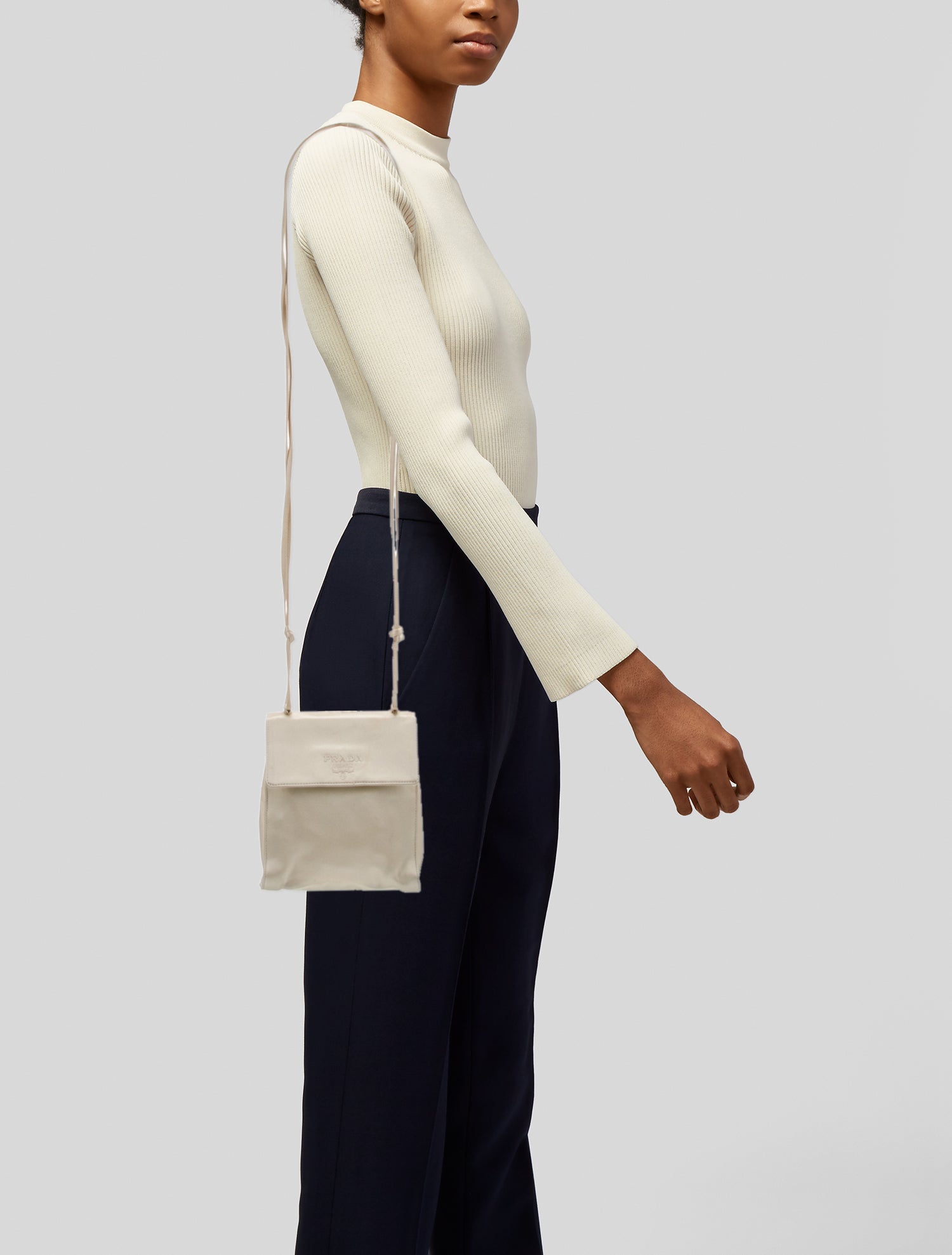 Prada Satin Crossbody Bag