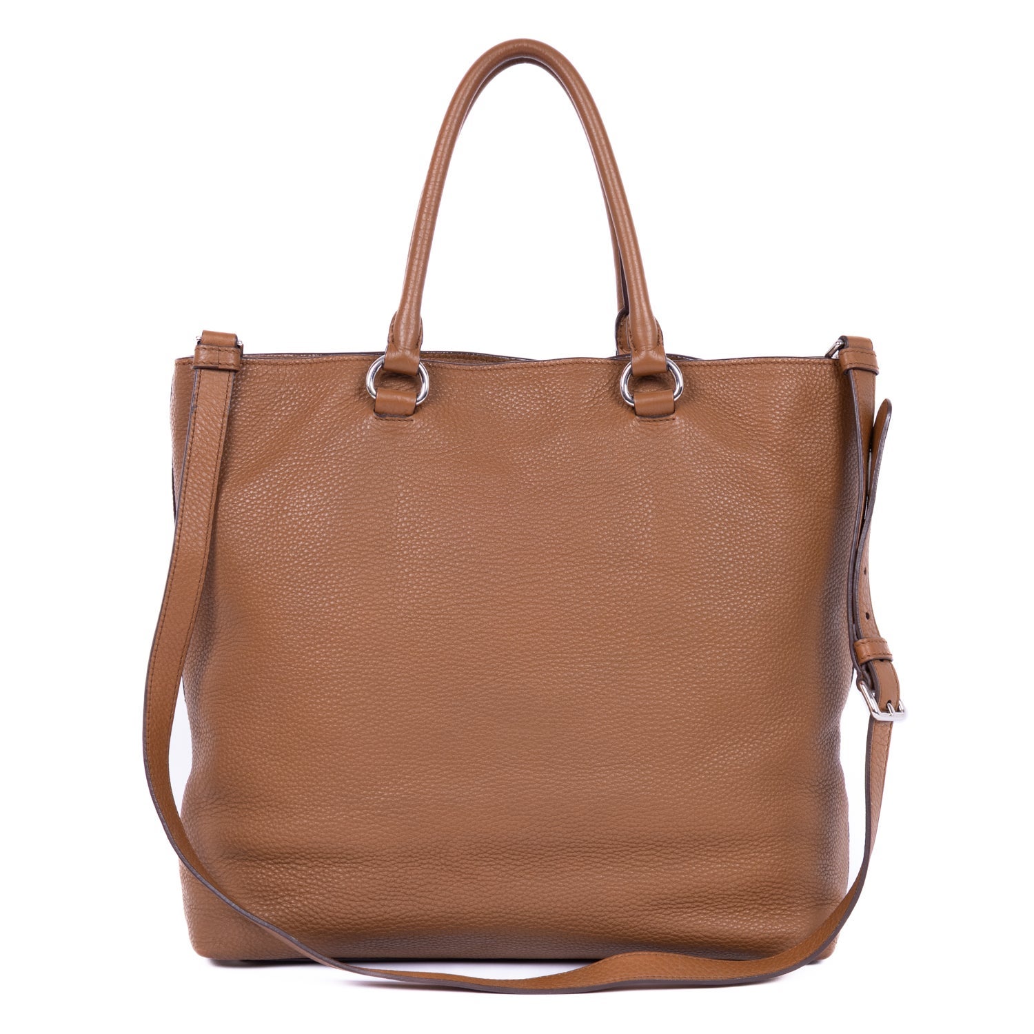 Prada Leather Shopping Tote