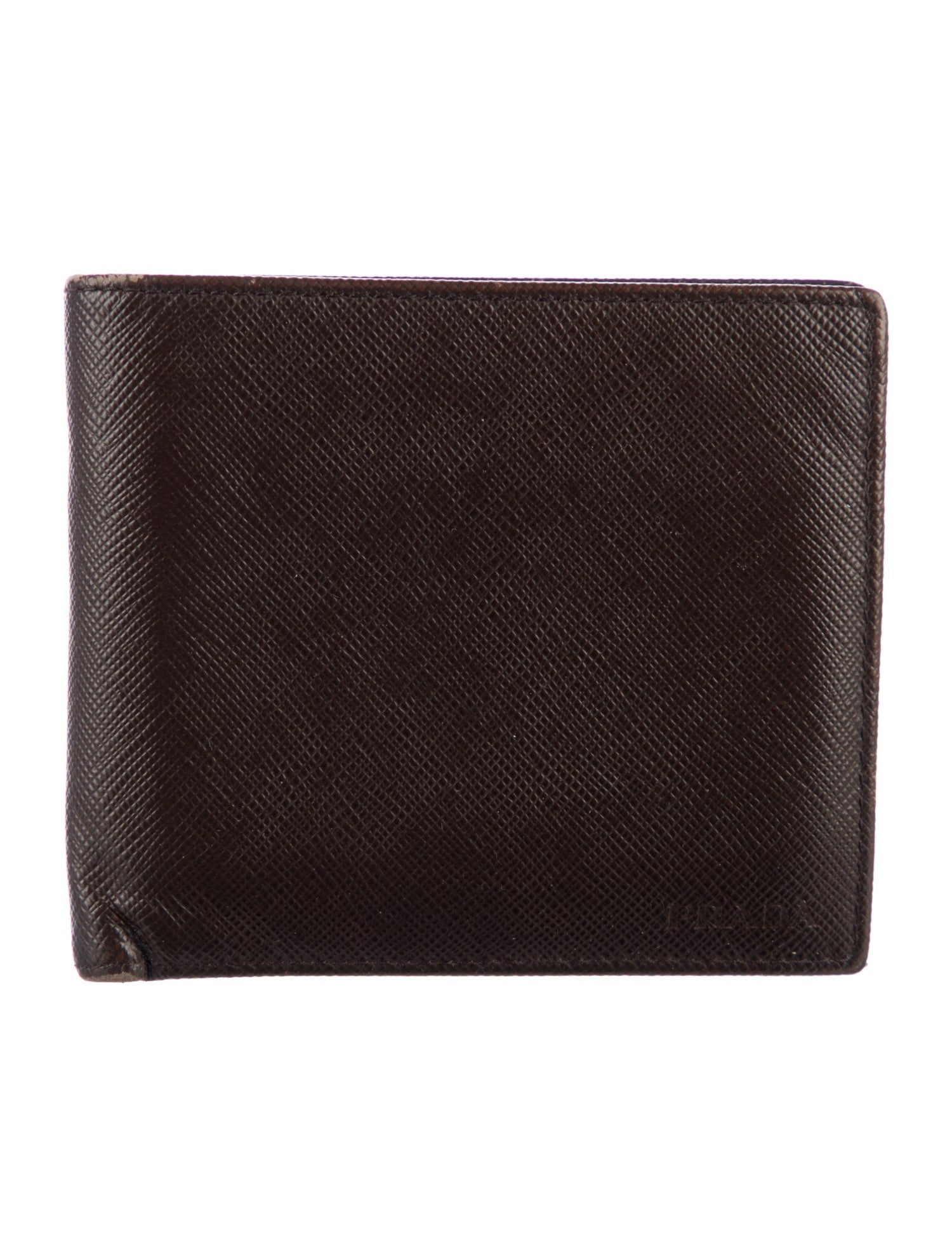 Prada Saffiano Lux Leather Bifold Wallet