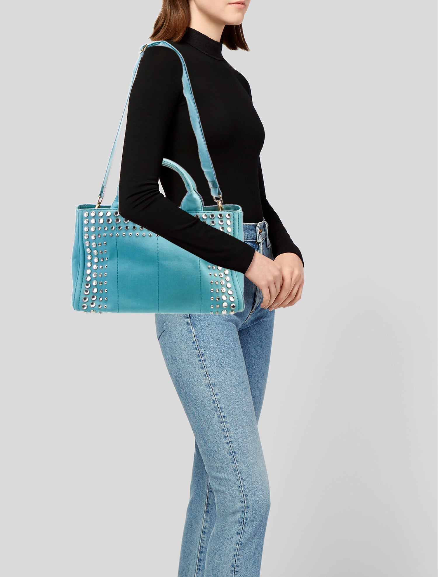 Prada Canvas Canapa Large