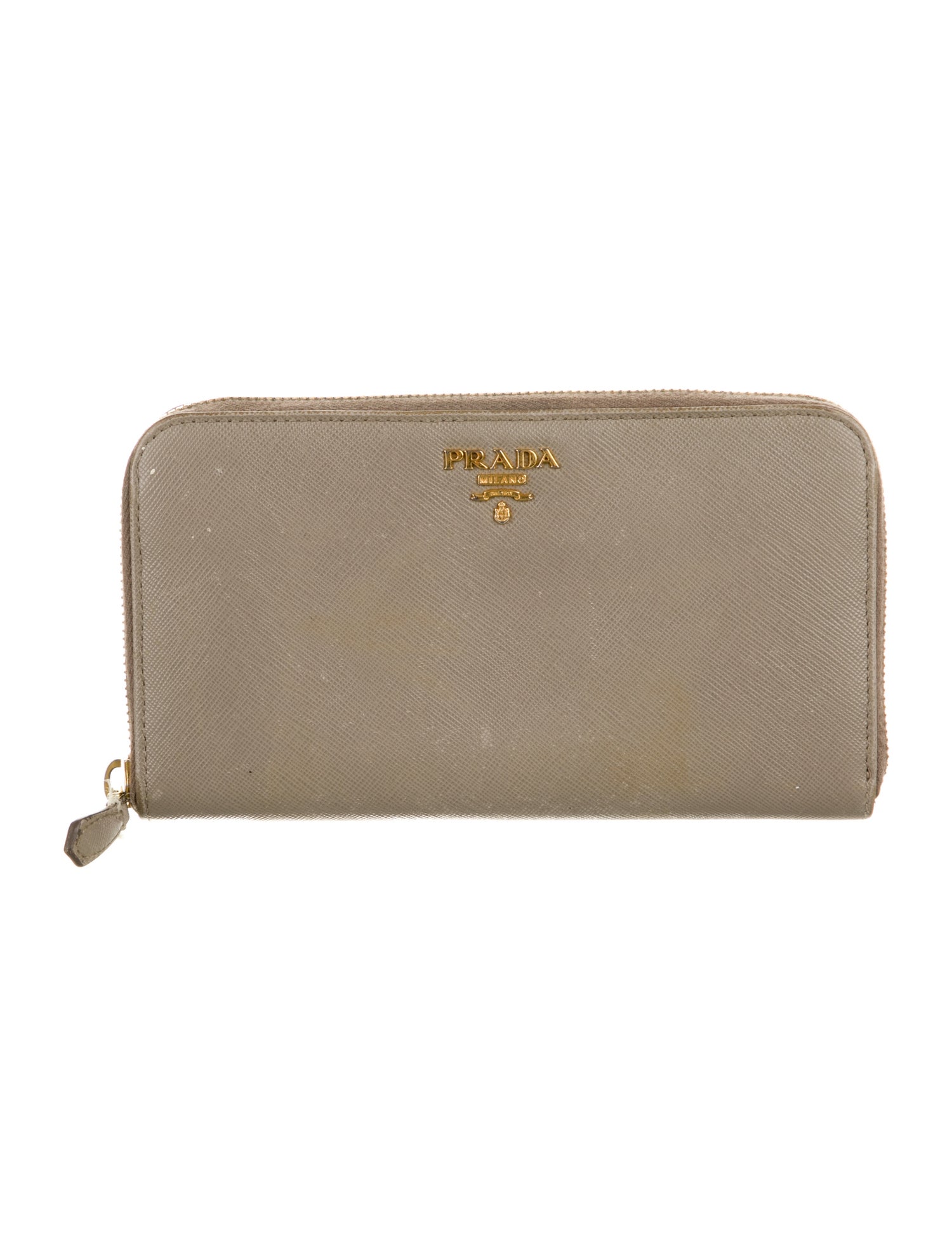 Prada Saffiano Cuir Leather Continental Wallet