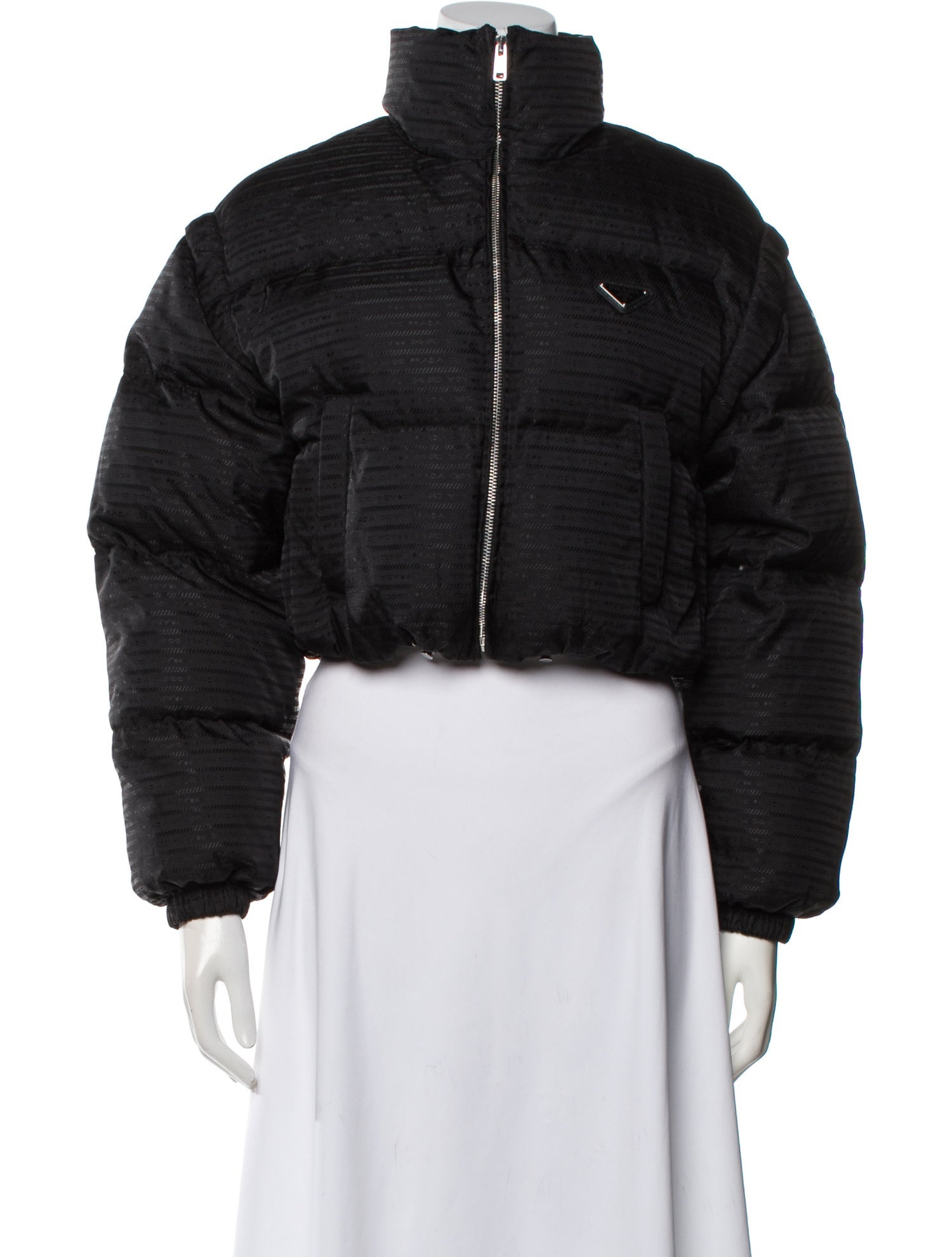 Prada 2022 Jacquard Down Jacket