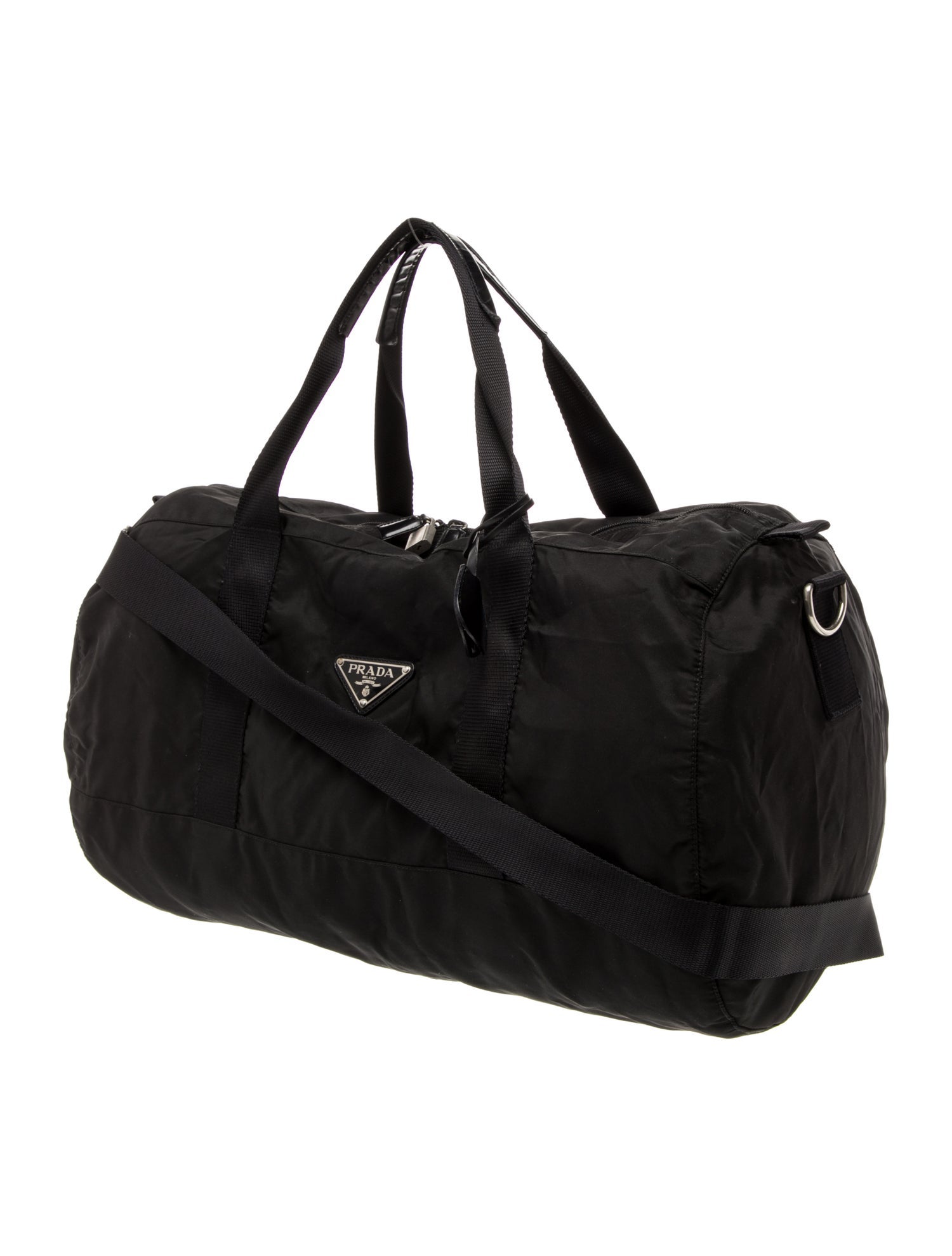 Prada Tessuto Nylon Weekender Bag