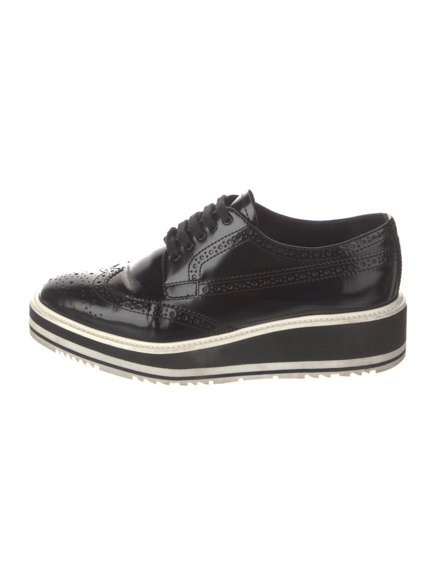 Prada Patent Leather Oxfords
