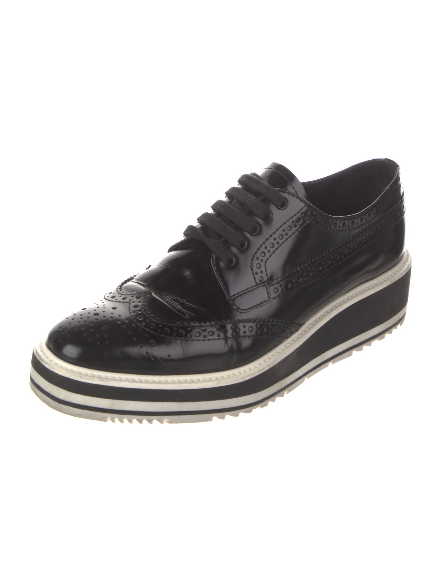 Prada Patent Leather Oxfords