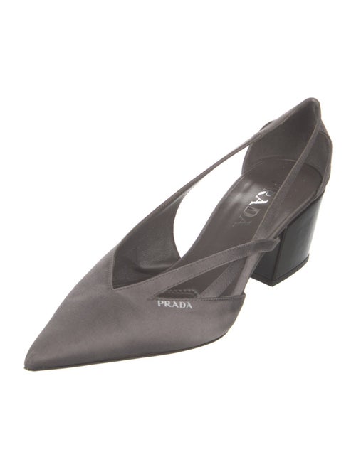 Prada Satin Slingback Pumps