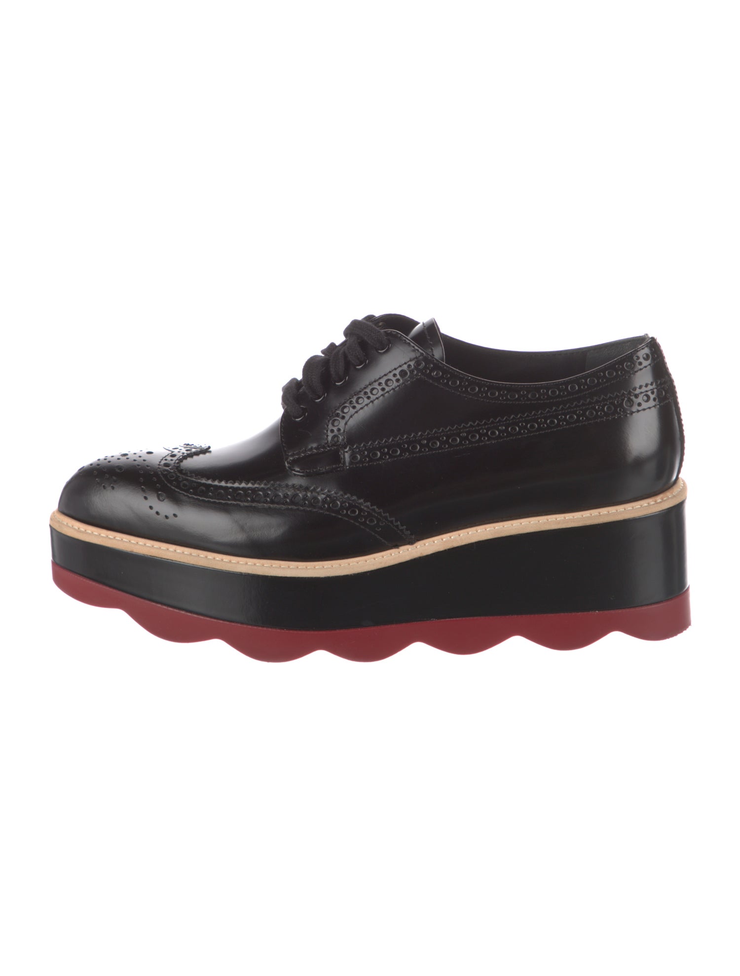 Prada Patent Leather Oxfords