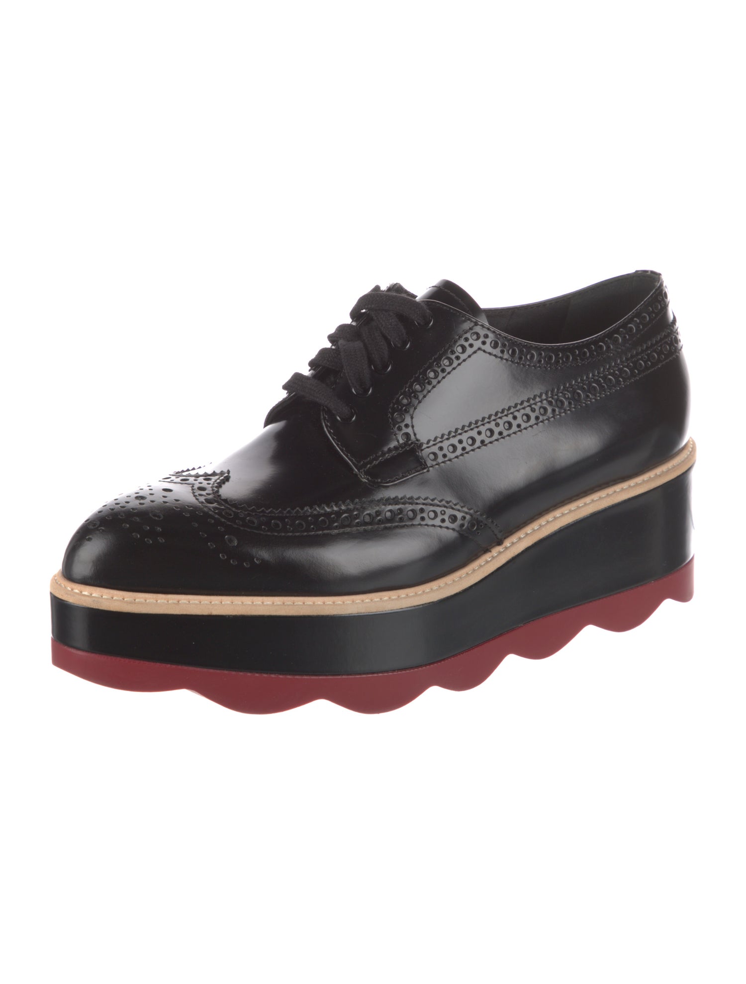Prada Patent Leather Oxfords