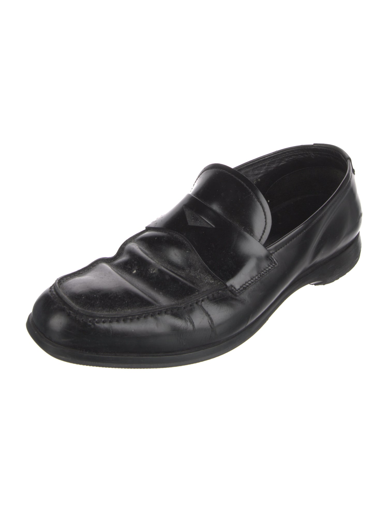 Prada Patent Leather Dress Loafers