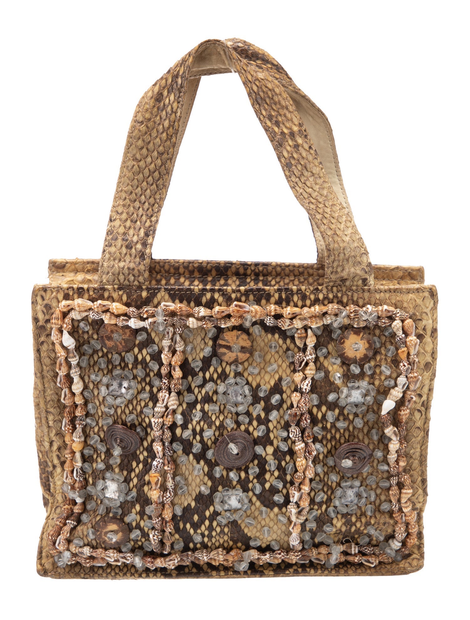 Prada Pitone Top Handle Bag Vintage