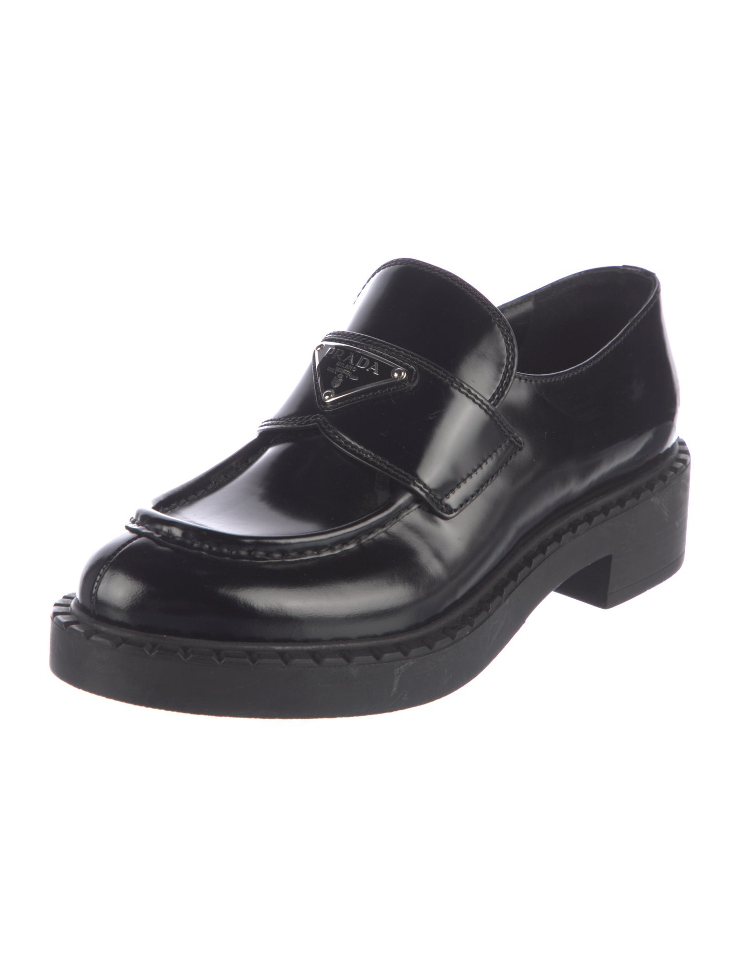 Prada Leather Oxfords