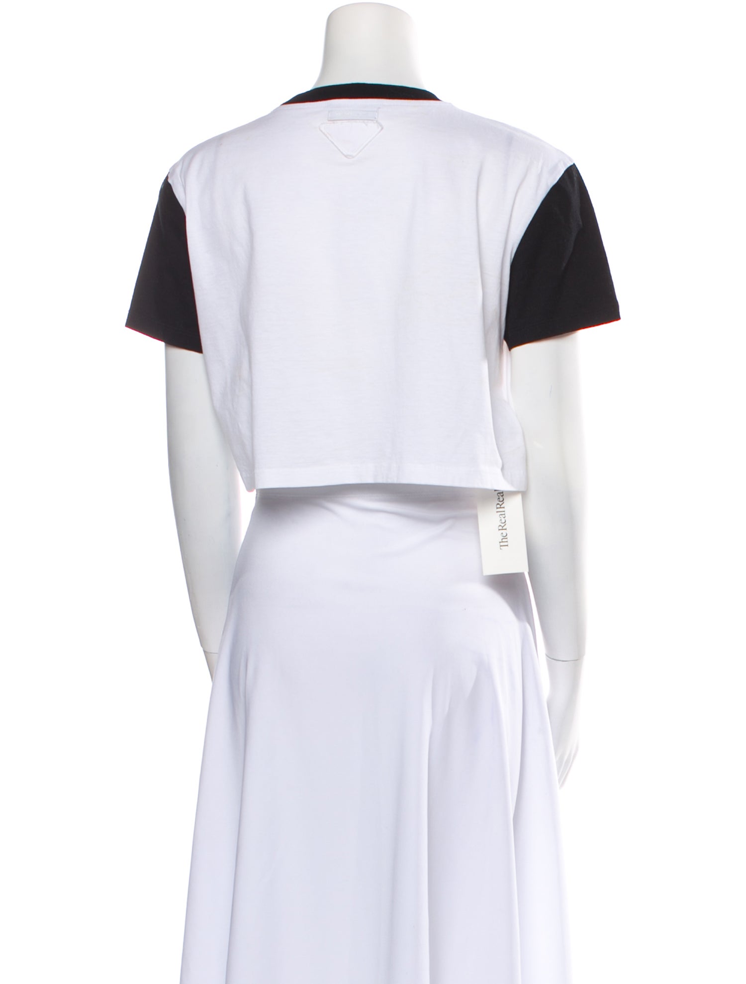 Prada 2024 Graphic Print Crop Top