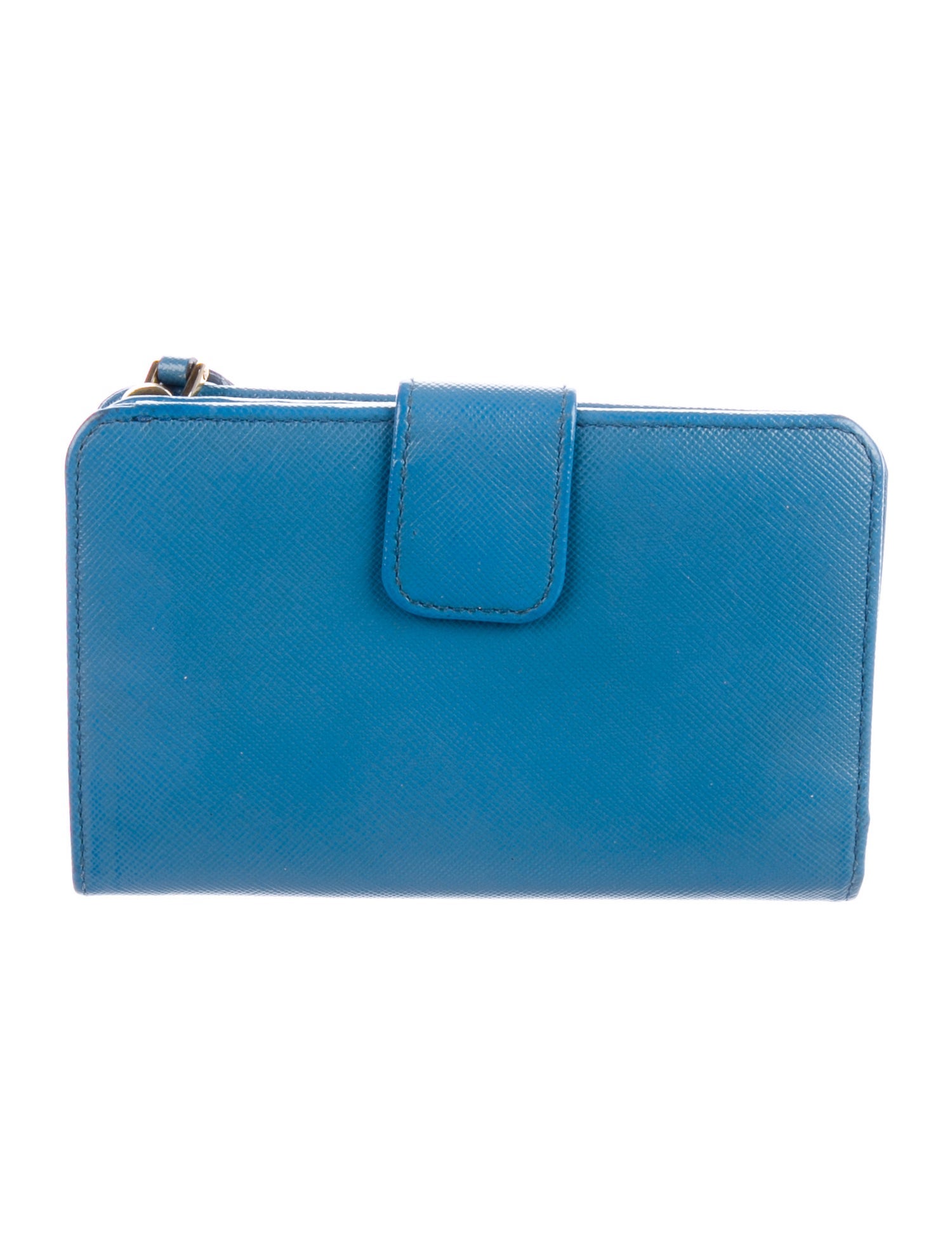 Prada Saffiano Metal Leather French Purse