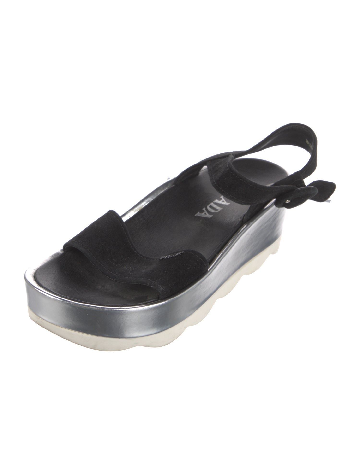 Prada Suede Slingback Sandals