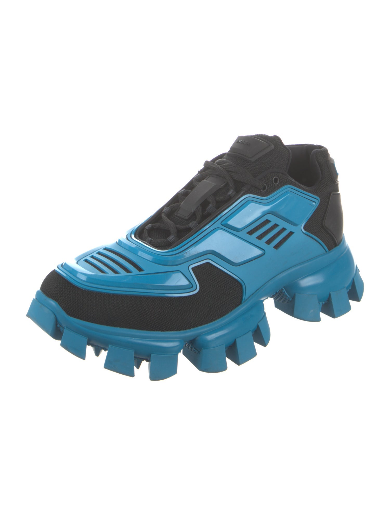 Prada Mesh Printed Athletic Sneakers