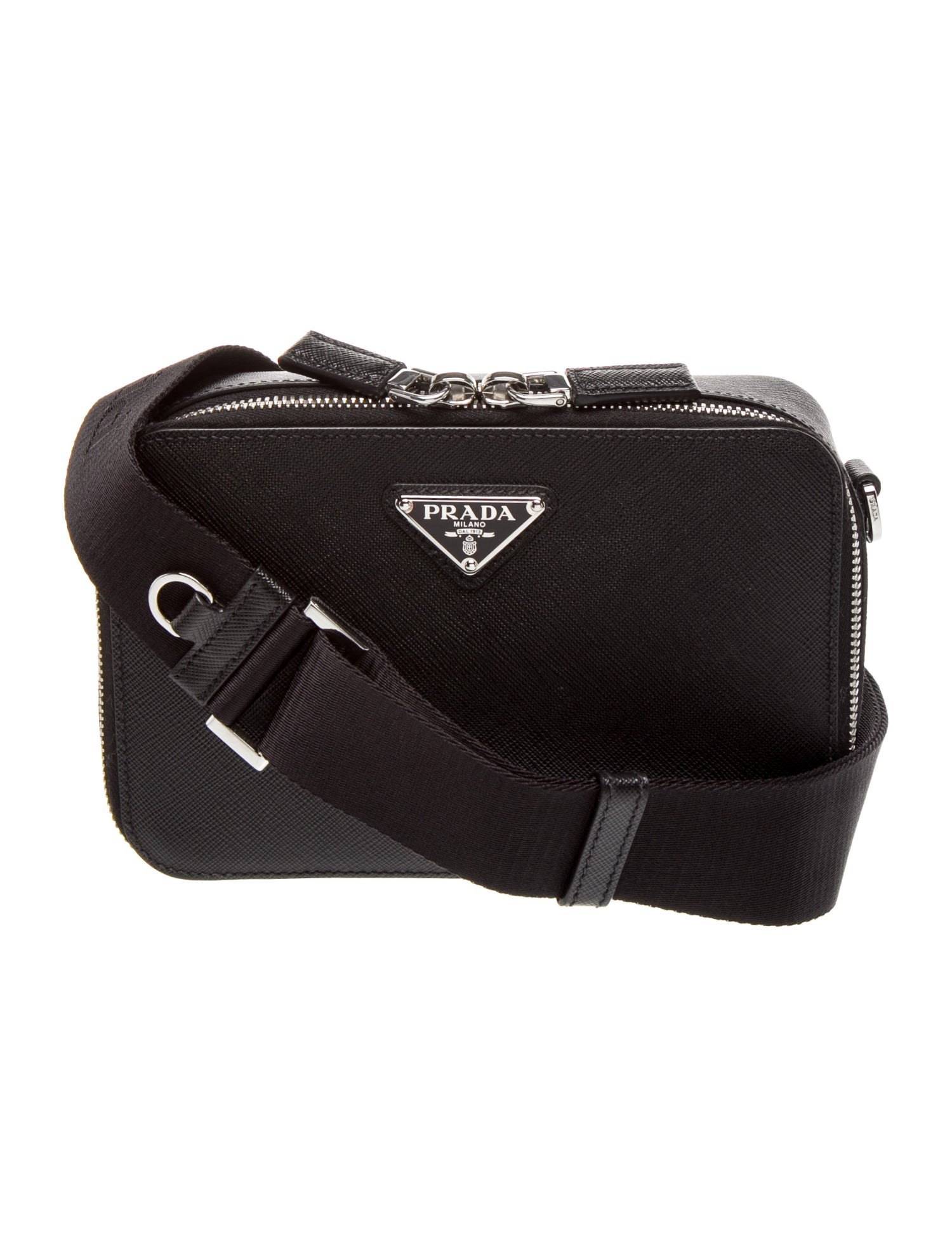 Prada Saffiano Lux Leather Crossbody Bag