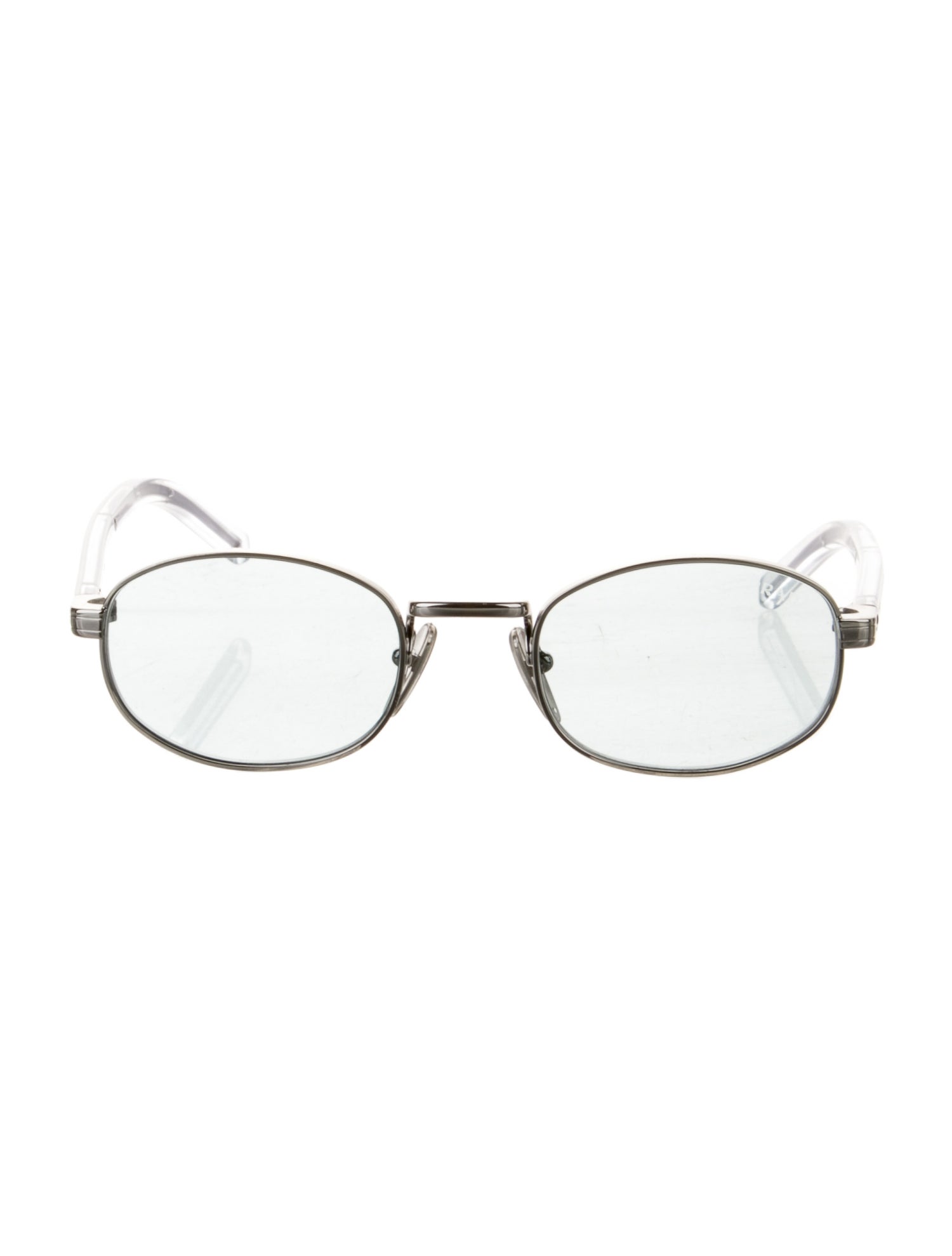 Prada Round Clear Sunglasses