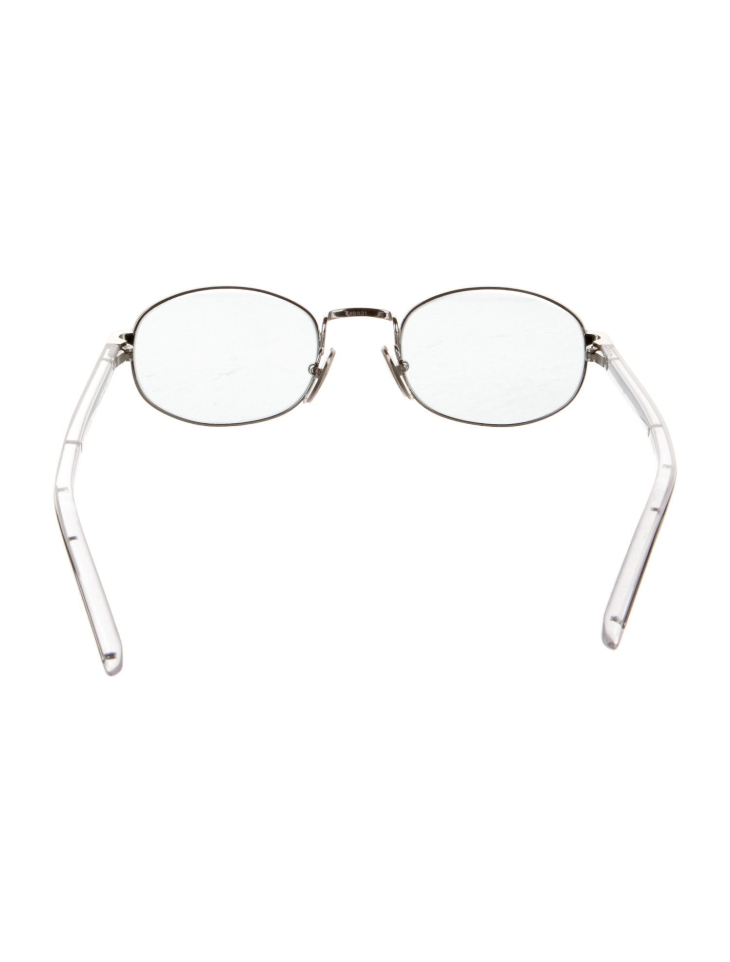 Prada Round Clear Sunglasses