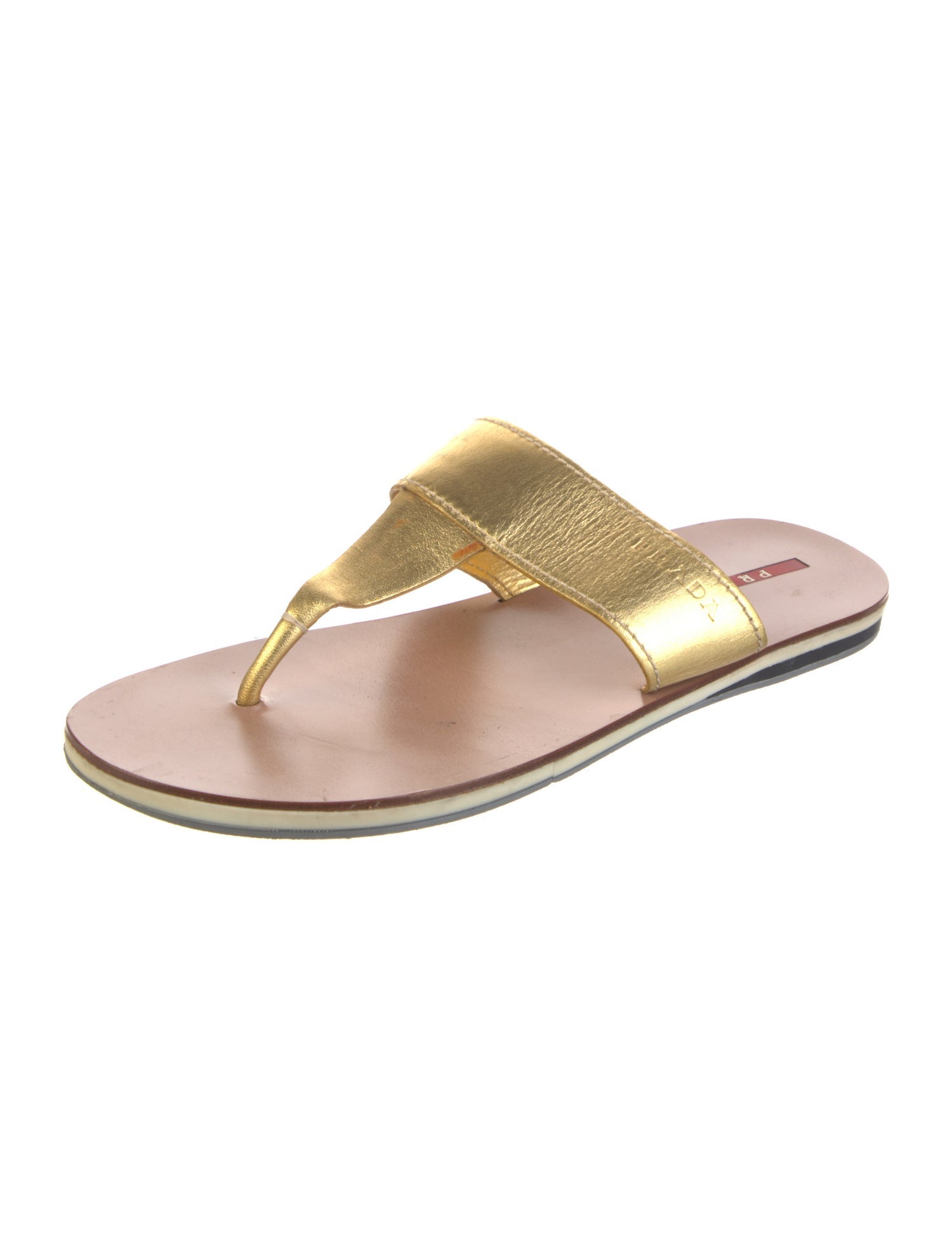 Prada Leather Slides