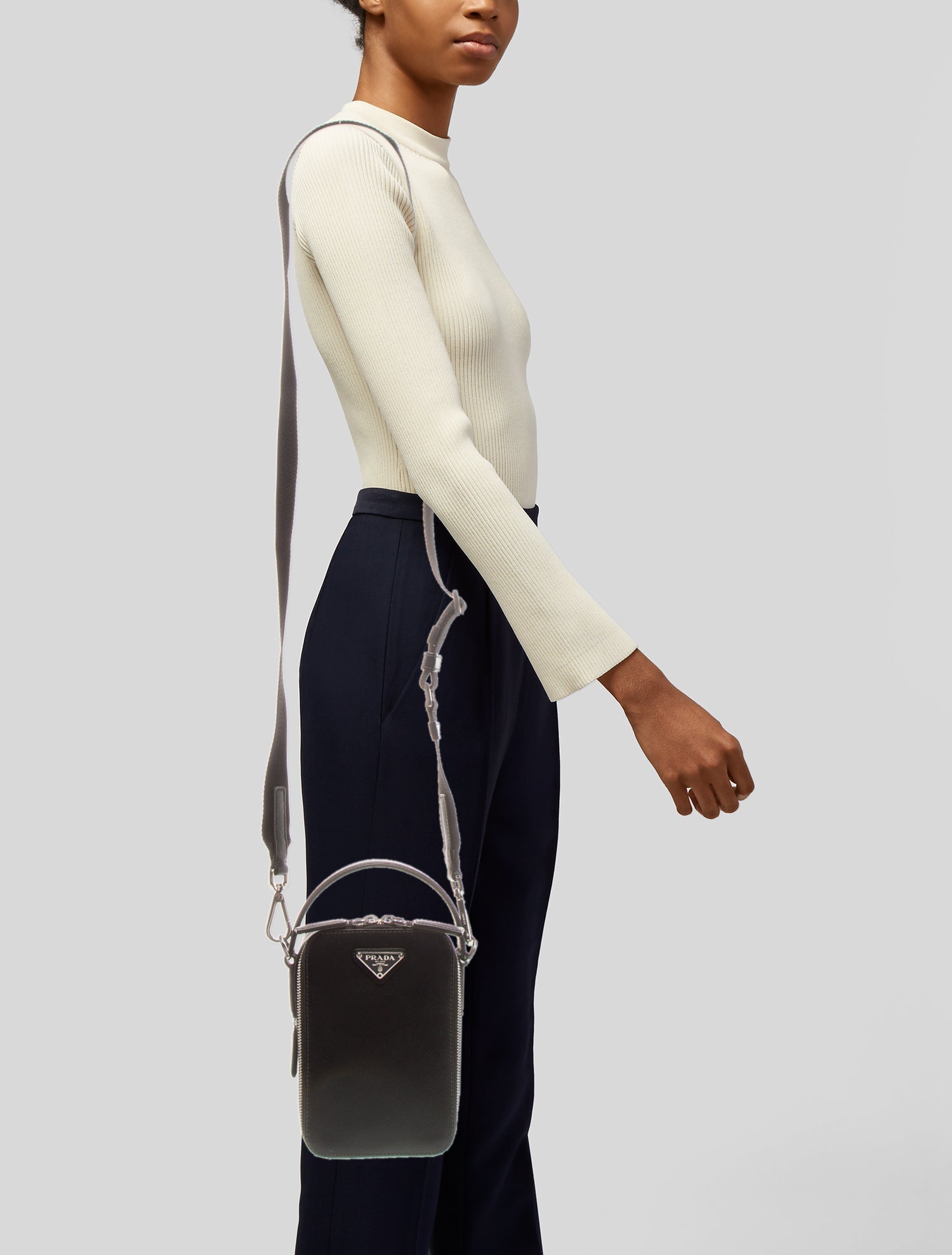 Prada Saffiano Leather Crossbody Bag