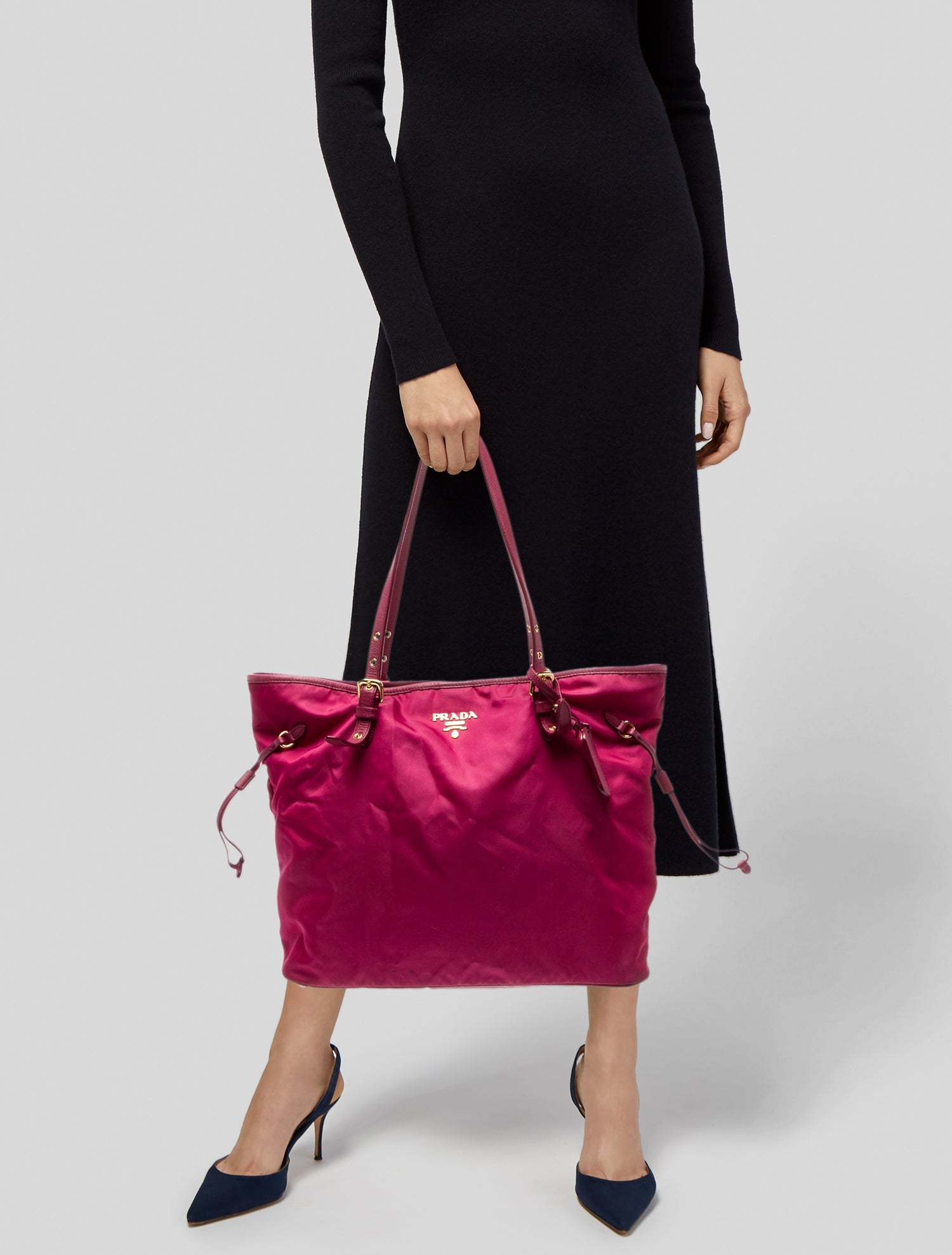 Prada Saffiano Leather Bauletto