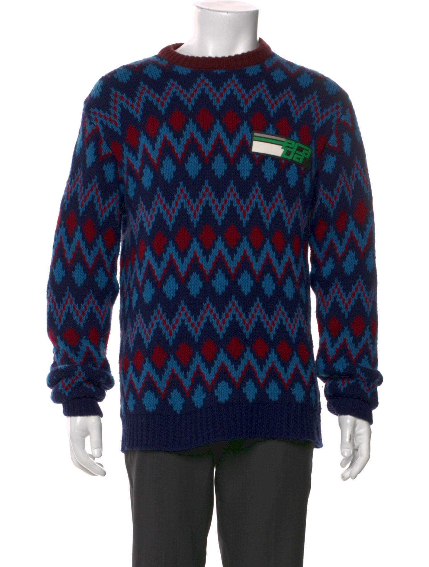 Prada 2018 Signature Logo Pullover