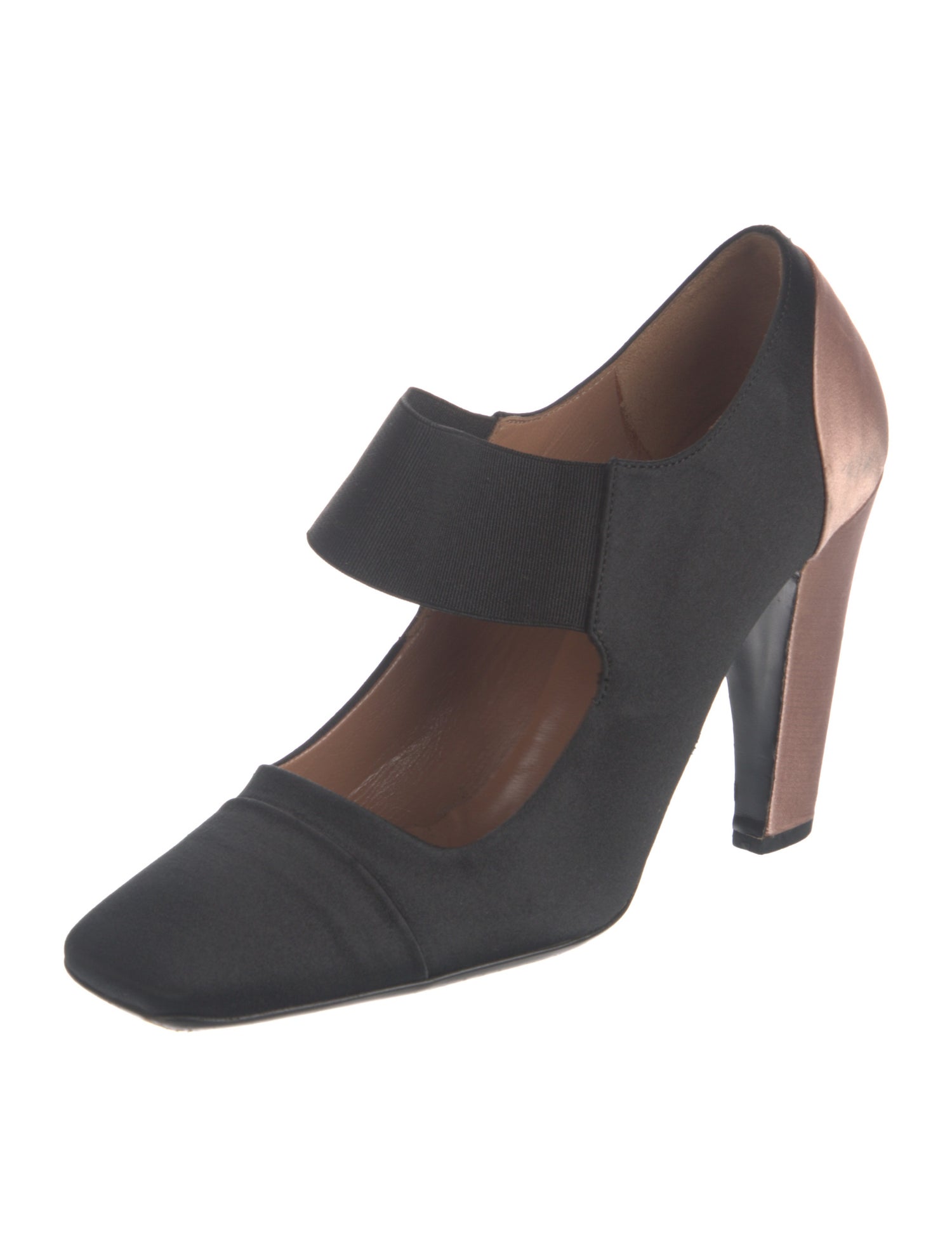 Prada Satin D'Orsay Pumps