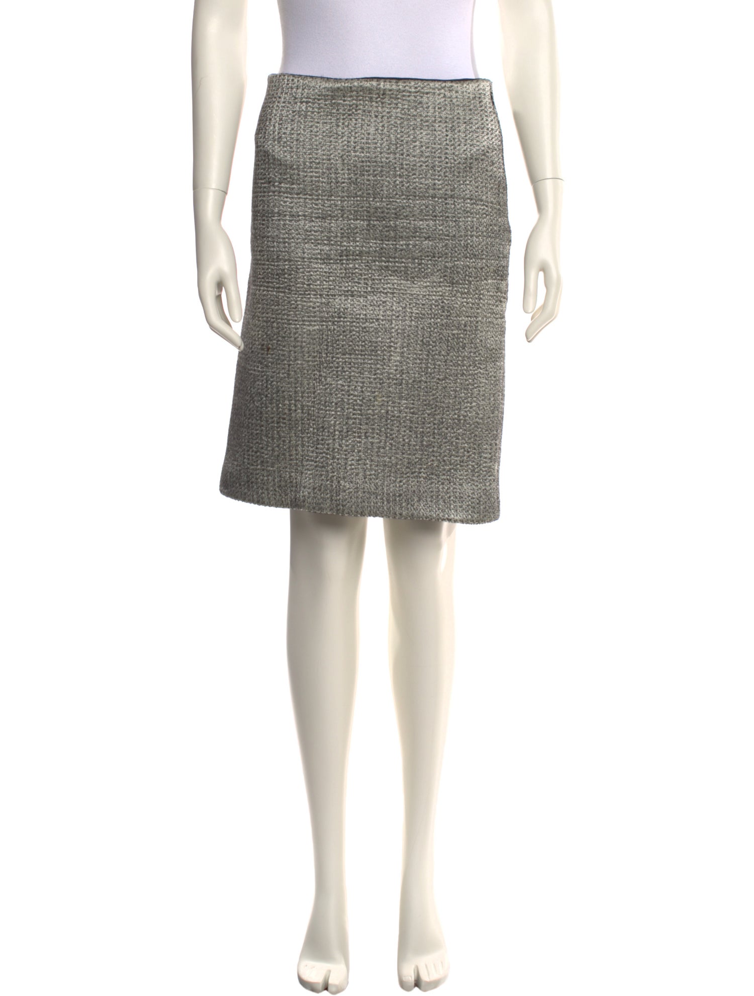Prada Virgin Wool Knee-Length Skirt