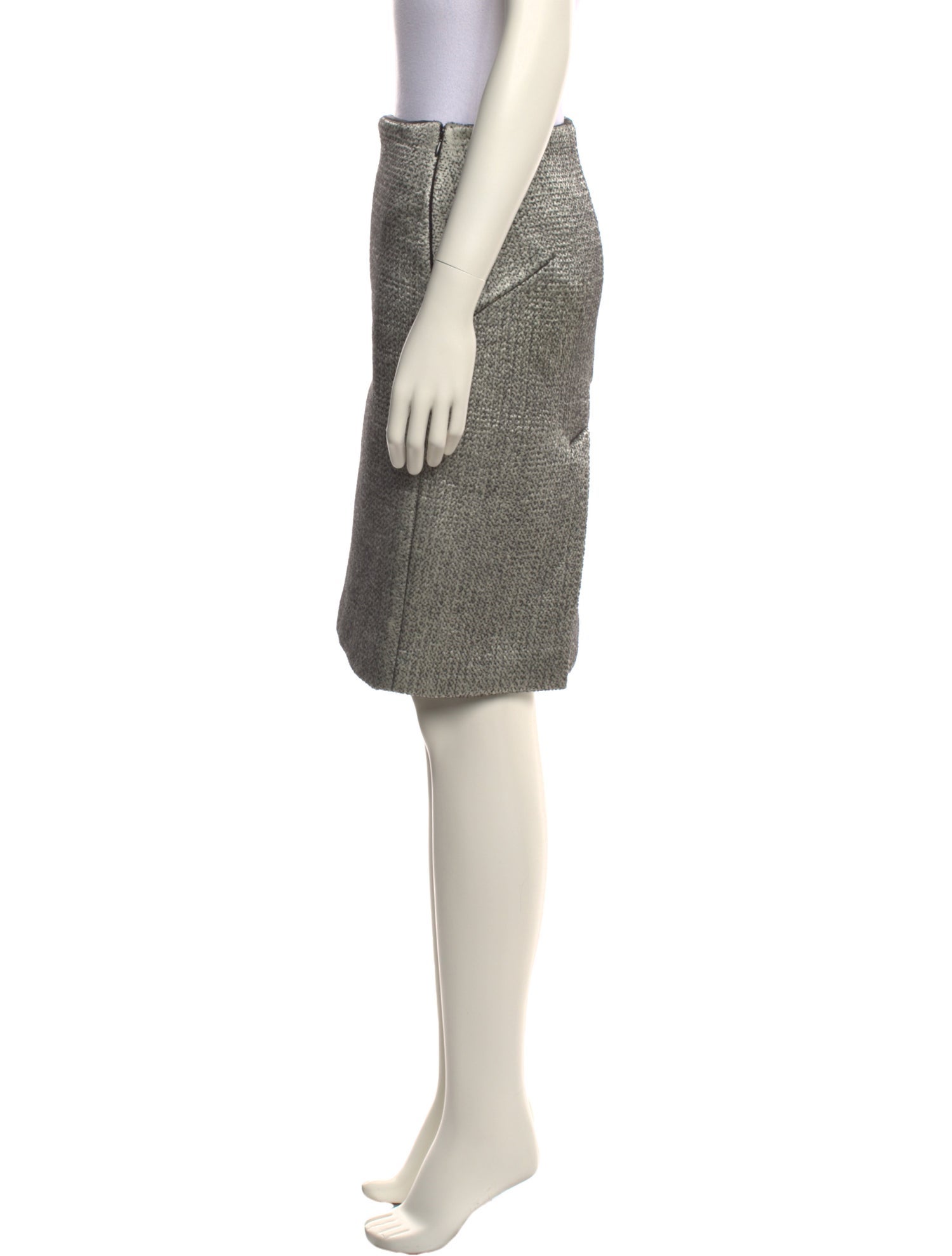 Prada Virgin Wool Knee-Length Skirt