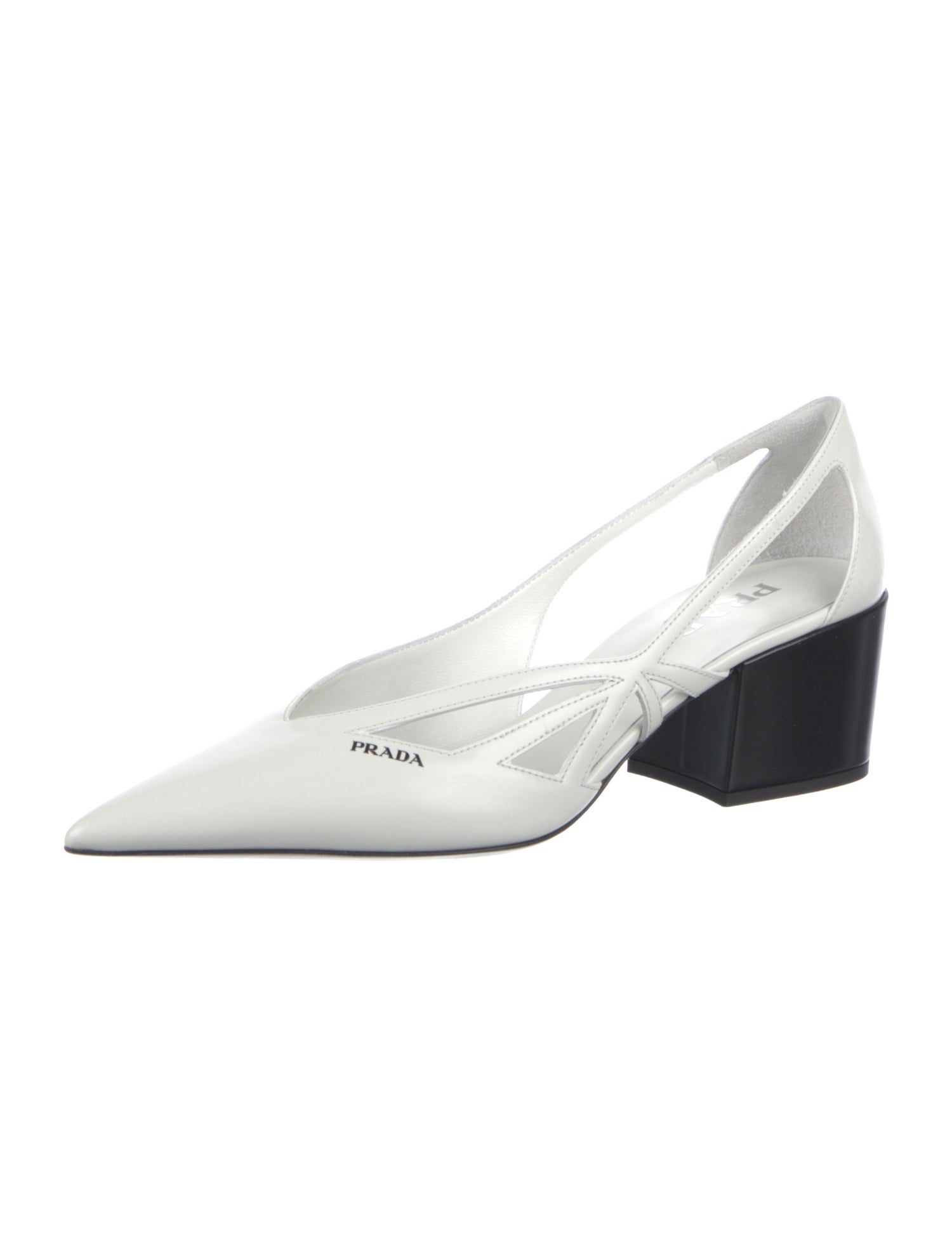 Prada Patent Leather Slingback Pumps