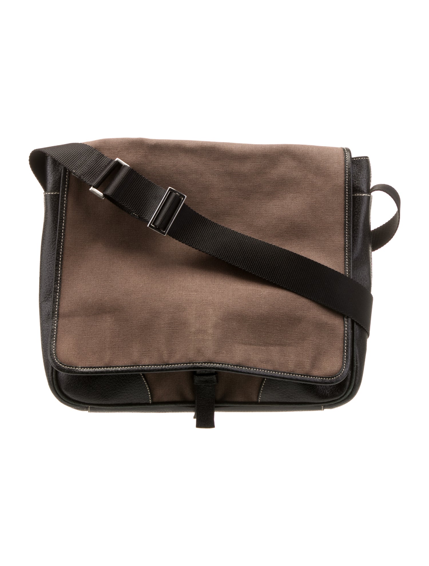 Prada Canvas Messenger Bag