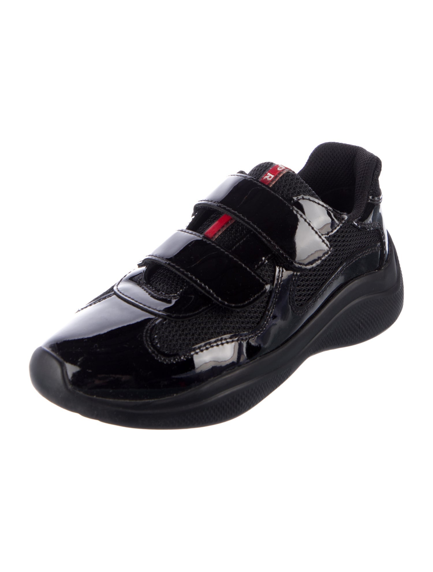 Prada Sport boys' Patent Leather Sneakers