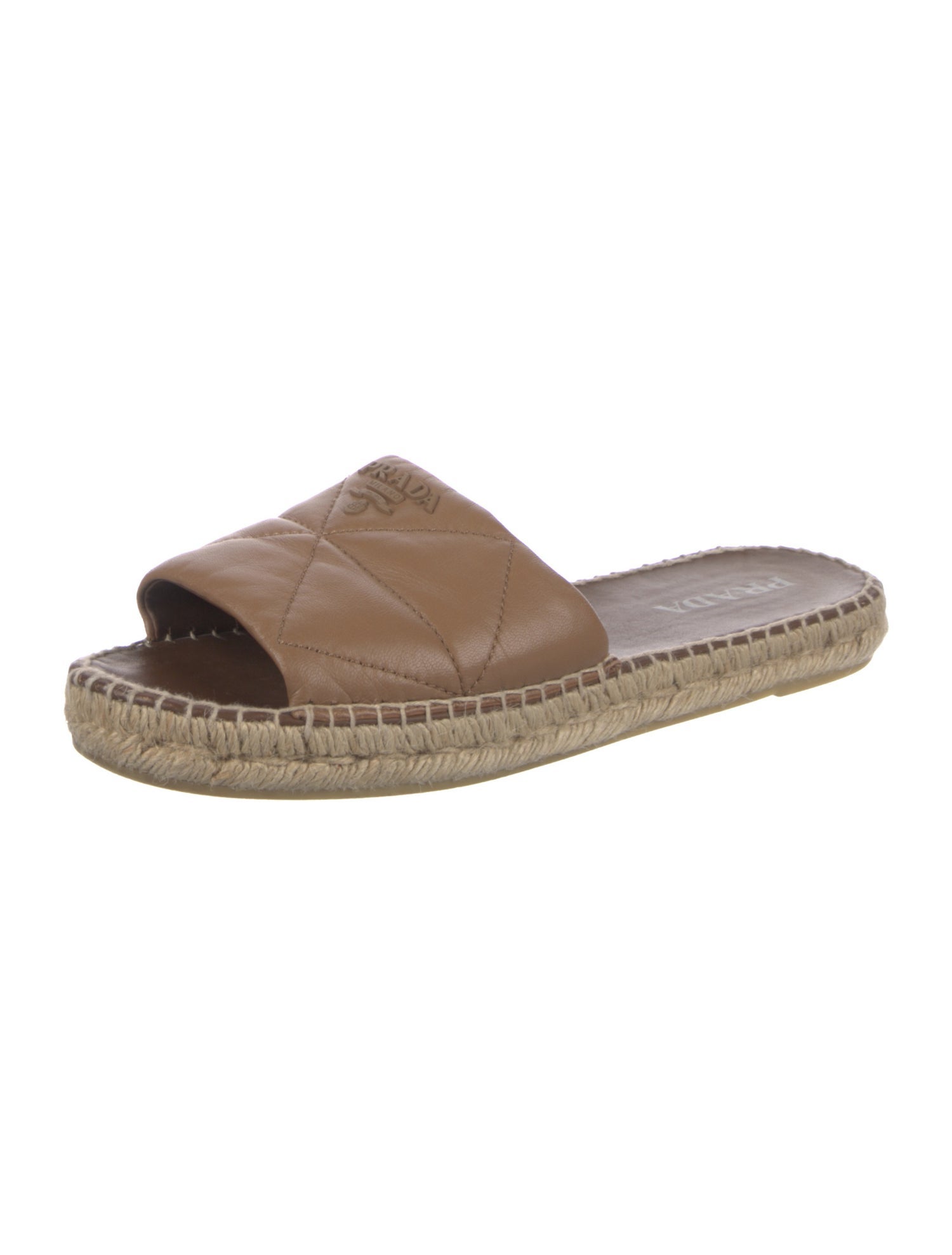 Prada Leather Espadrilles