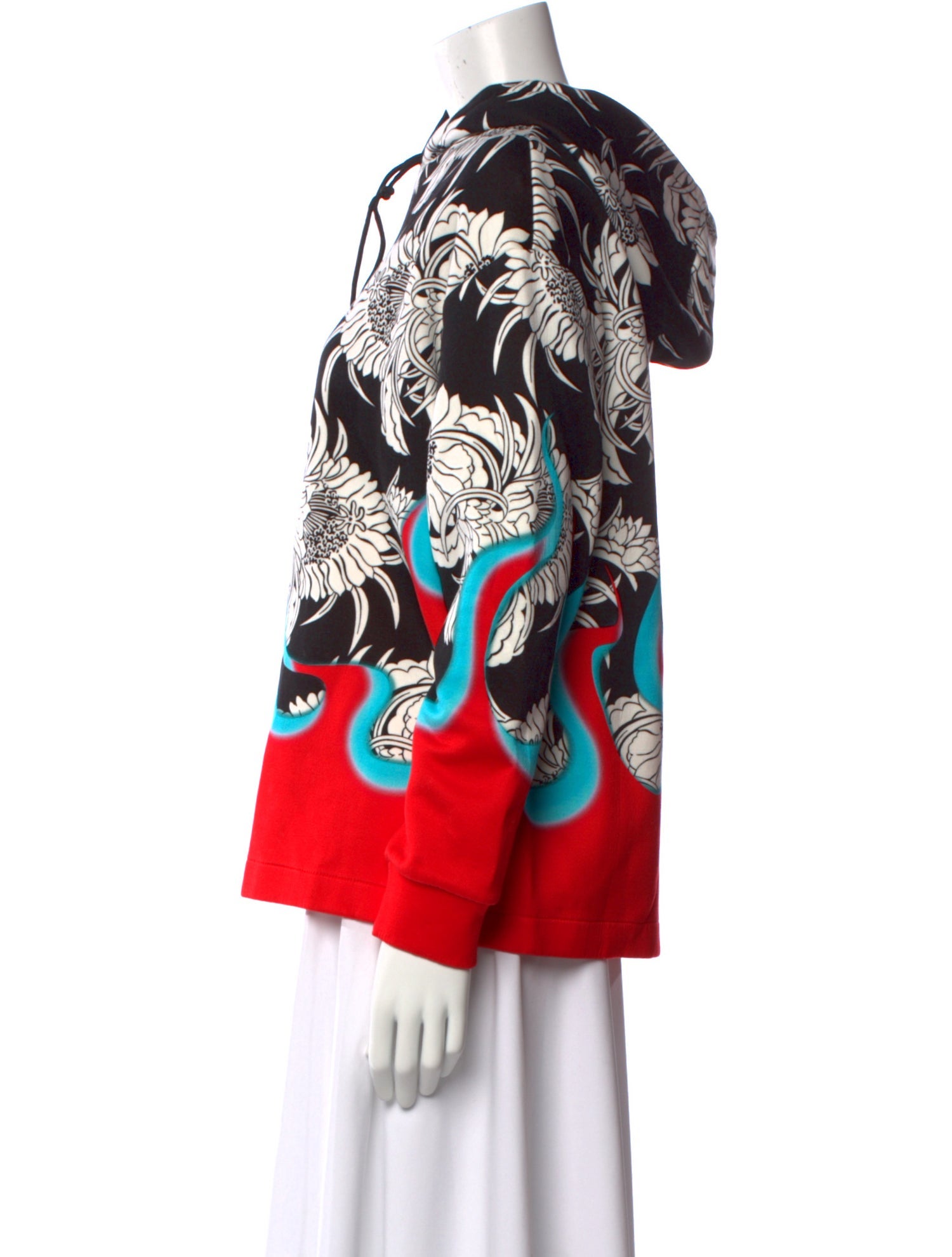 Prada 2018 Floral Print Sweatshirt