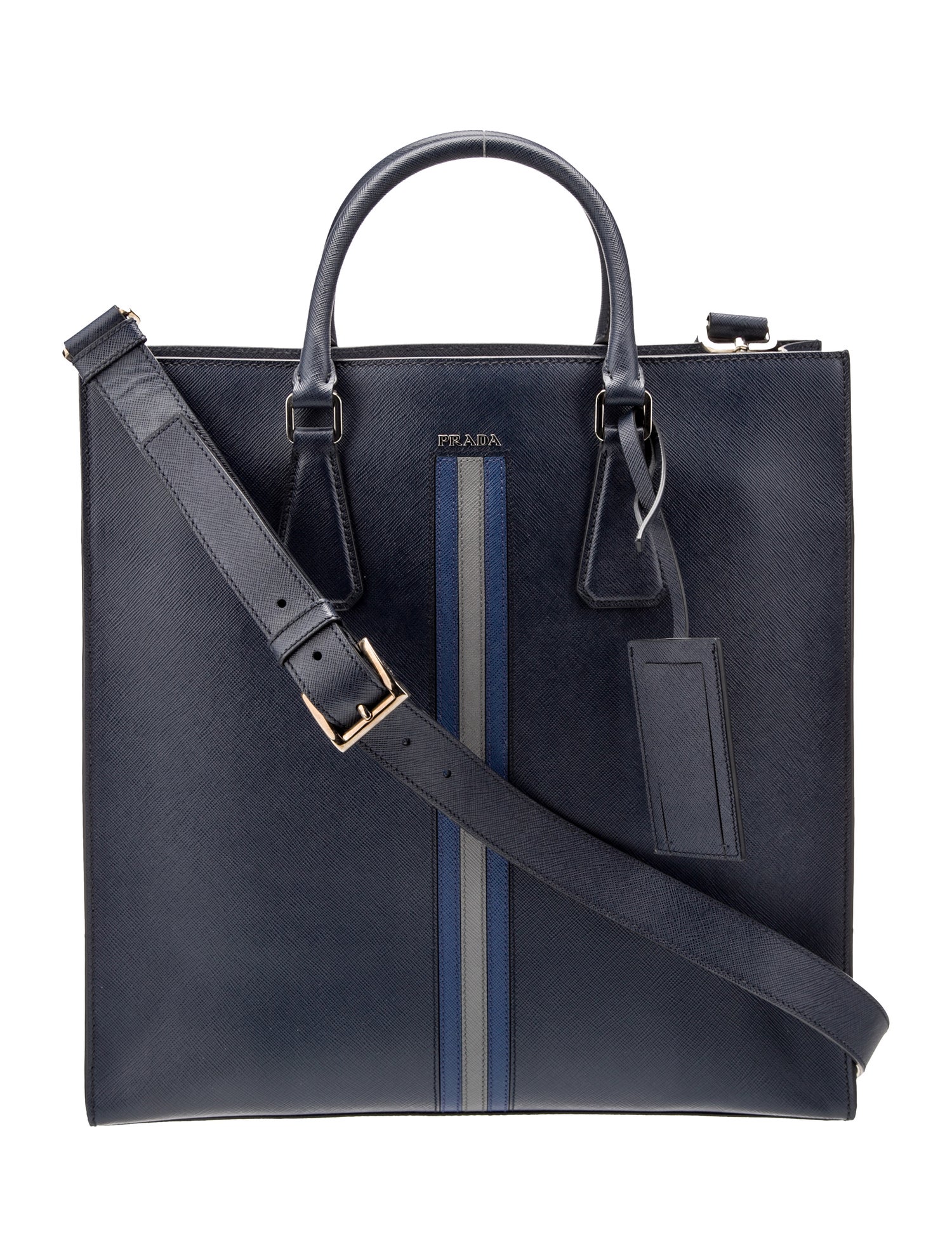 Prada Saffiano Leather Saffiano Tote Large