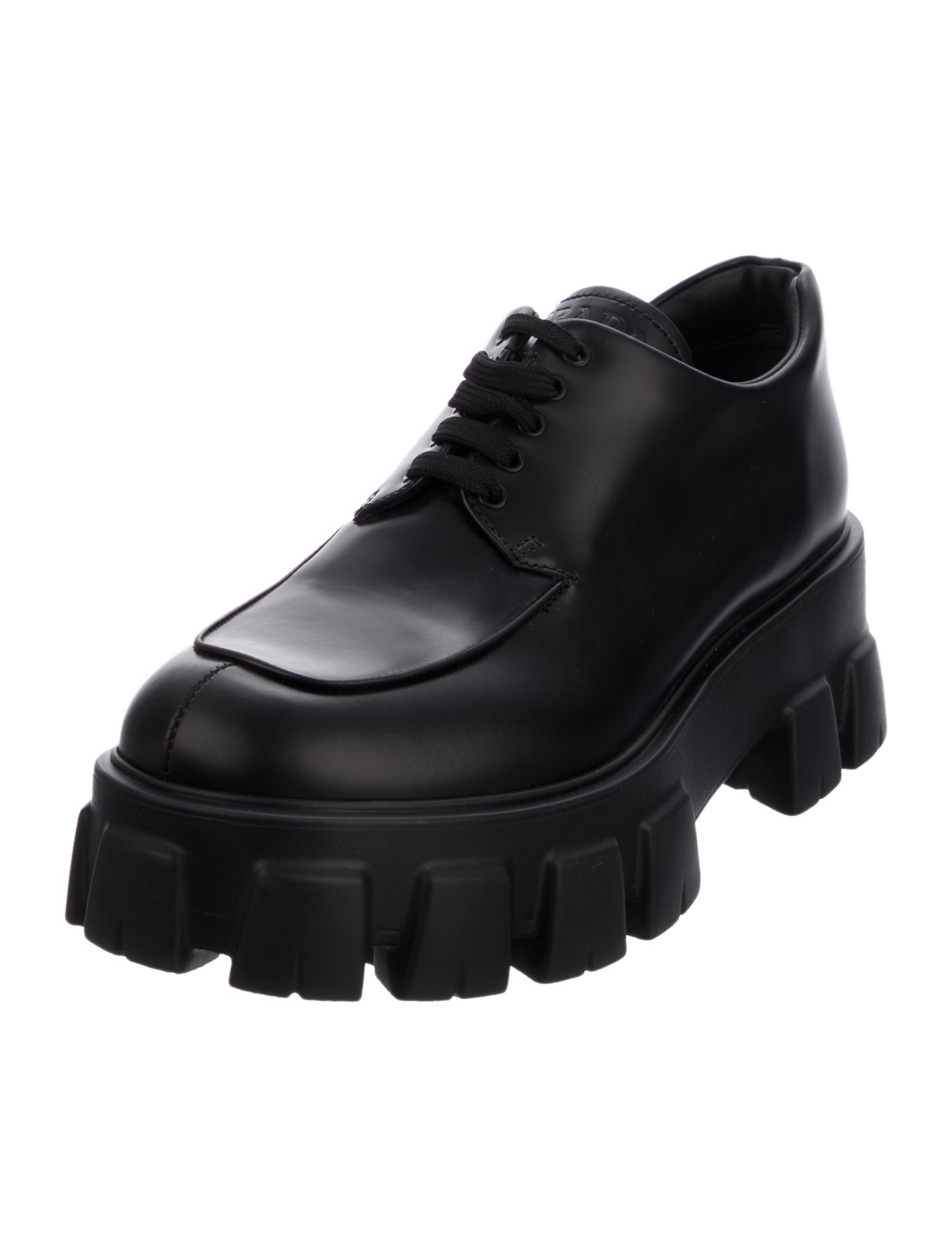 Prada Leather Derby Shoes
