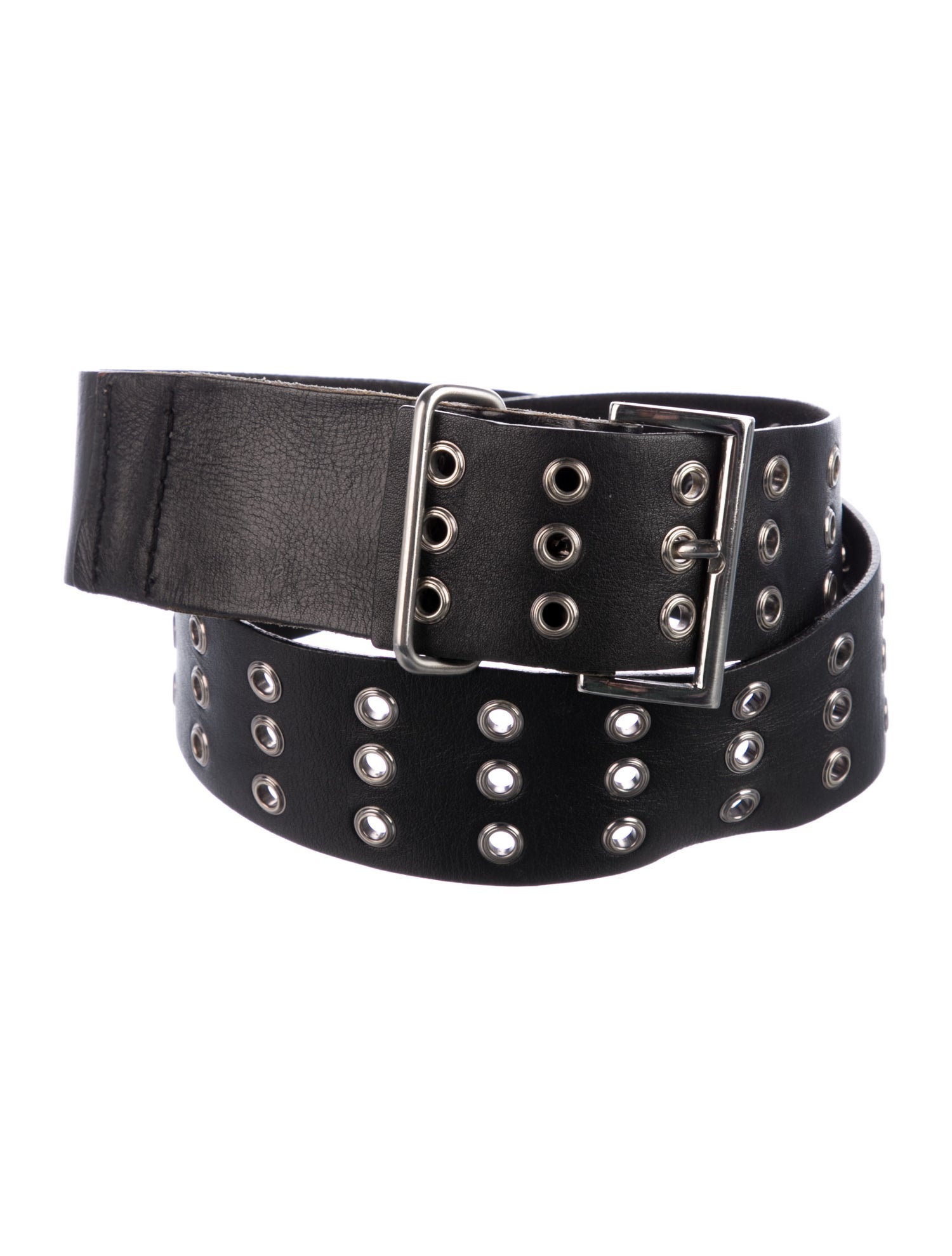 Prada Late 1990's - Early 2000's Leather Waist Belt