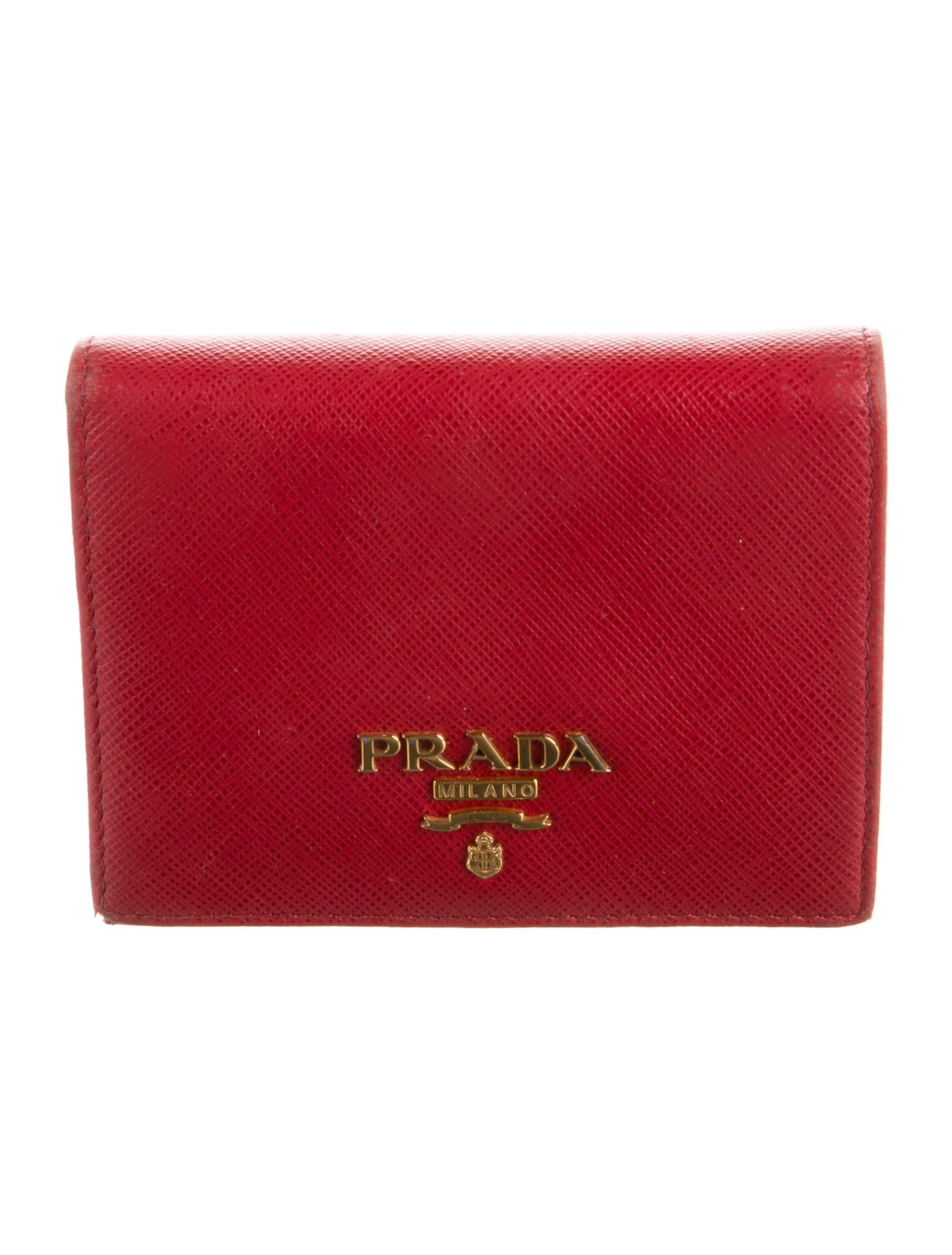 Prada Saffiano Metal Leather Wallet