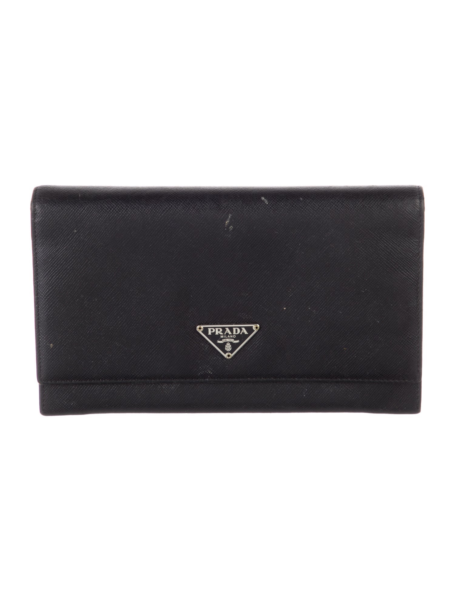 Prada Saffiano Lux Leather Continental Wallet