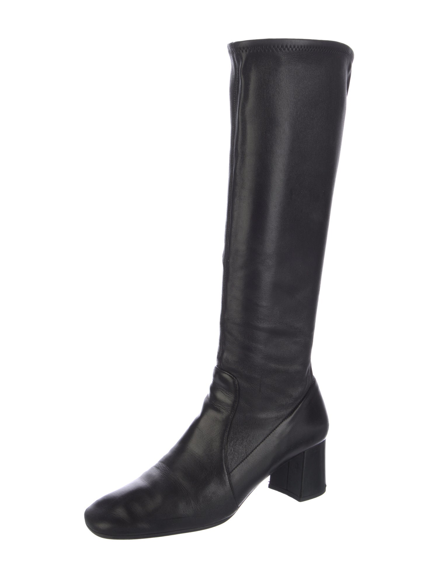 Prada Leather Riding Boots